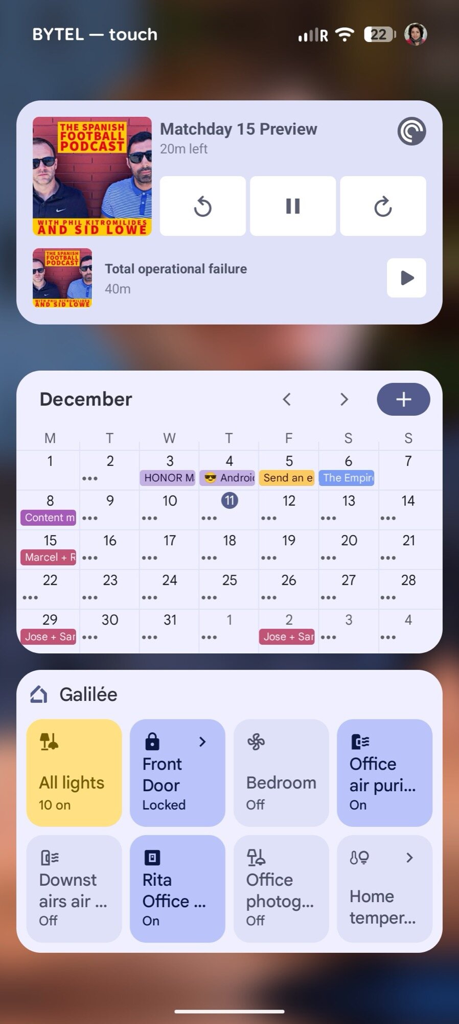 android 16 screenshot lockscreen widgets