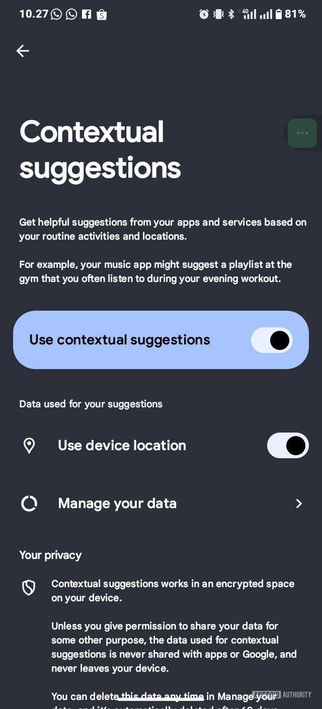 android contextual suggestions 2