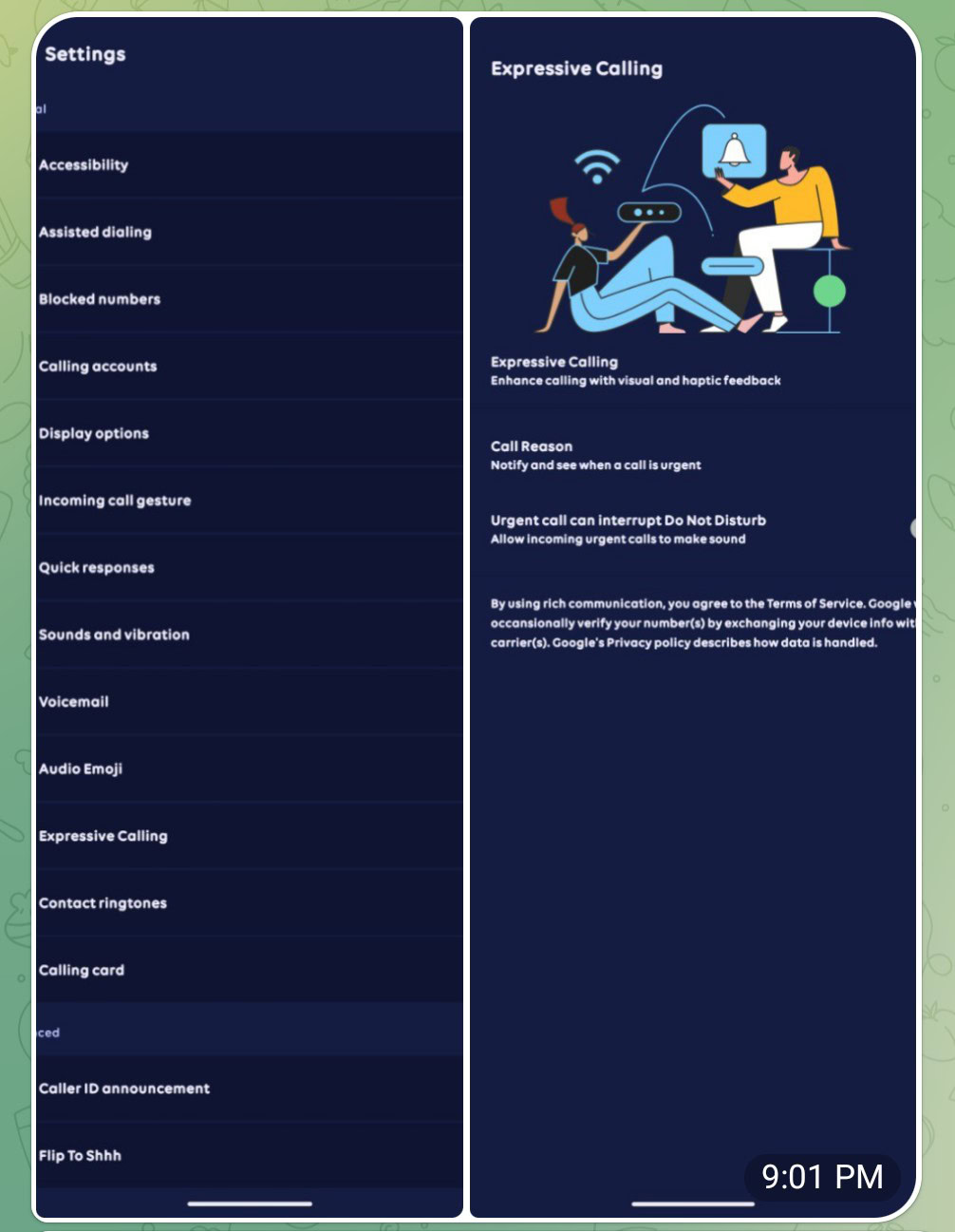 expressive calling telegram expressive calling telegram