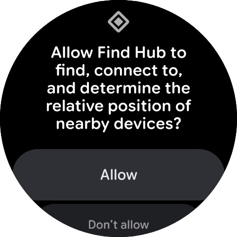 find hub wearos 3