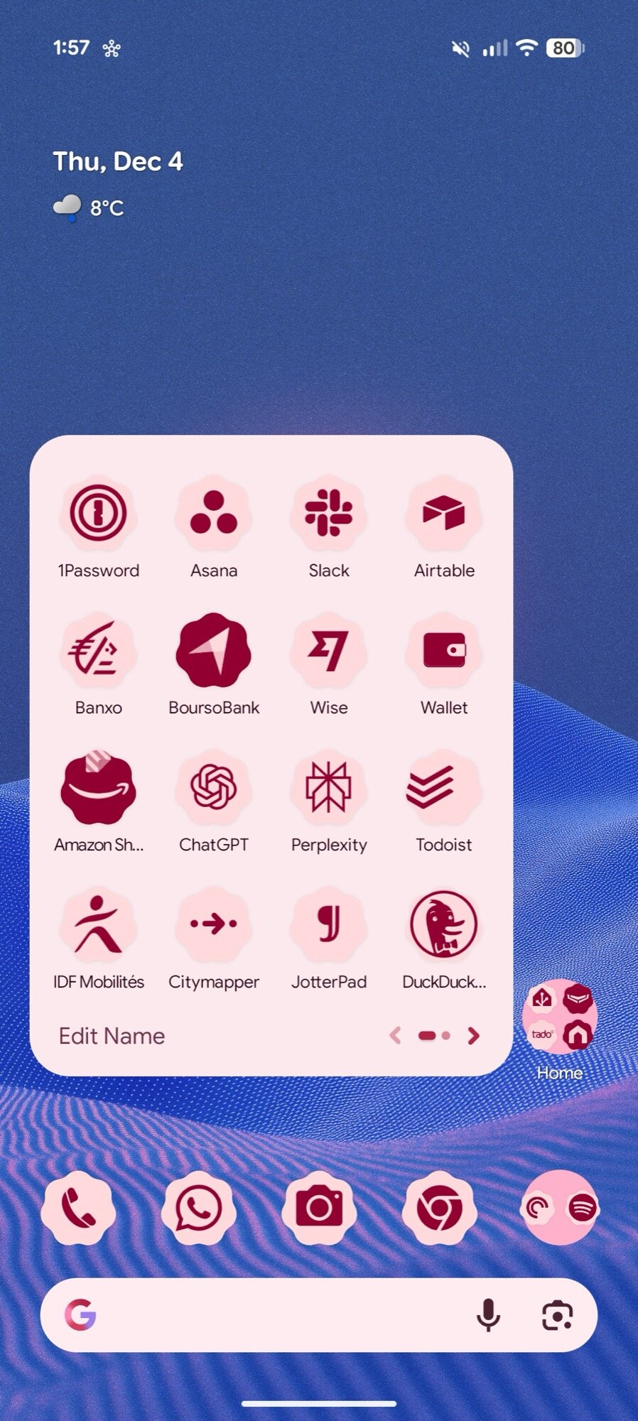 google pixel screenshot home screen icon theme full qpr2 1