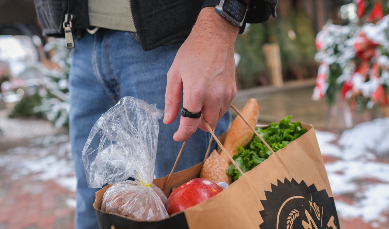 pebble index 01 Lifestyle Grocery bag black Large