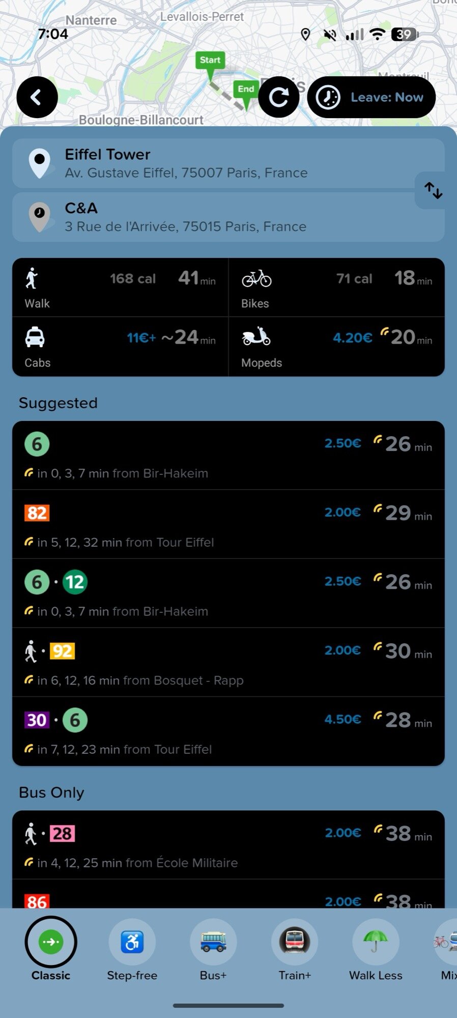 pixel qpr2 december screenshot citymapper dark mode