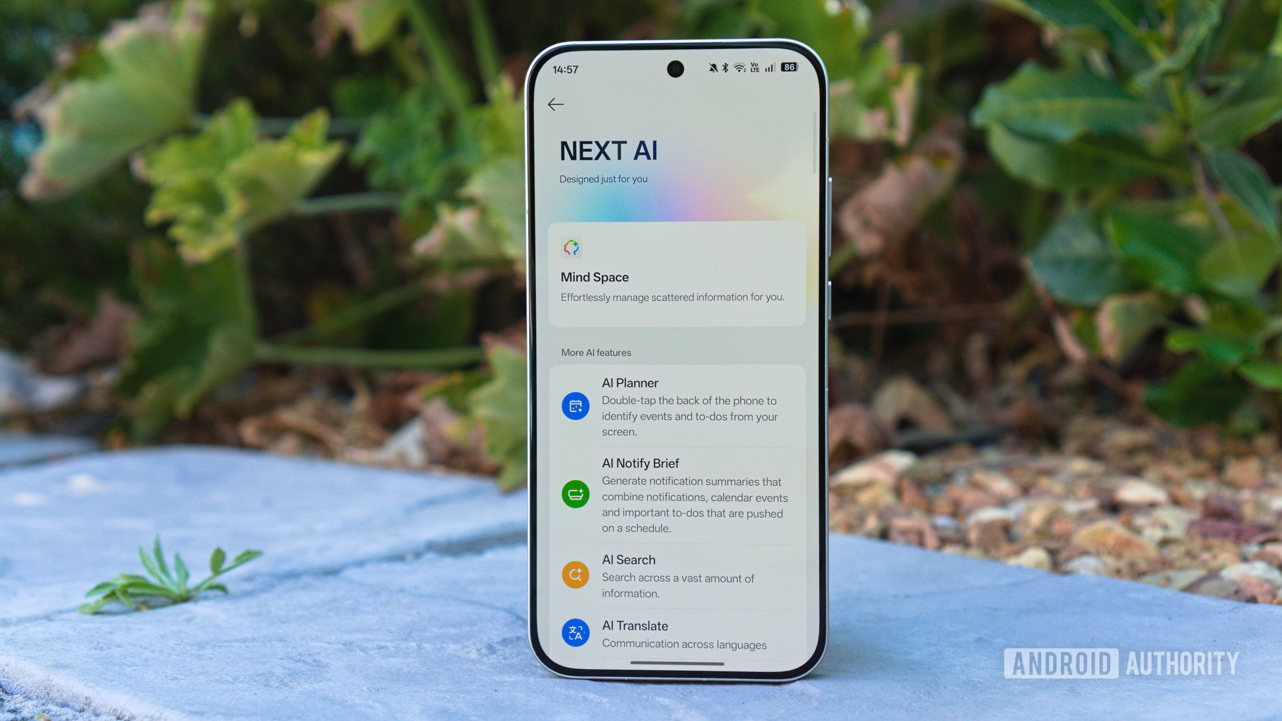 realme GT8 Pro showing AI features