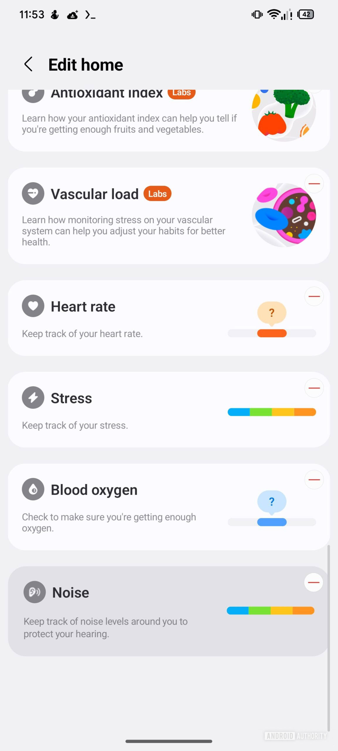 samsung health noise 1