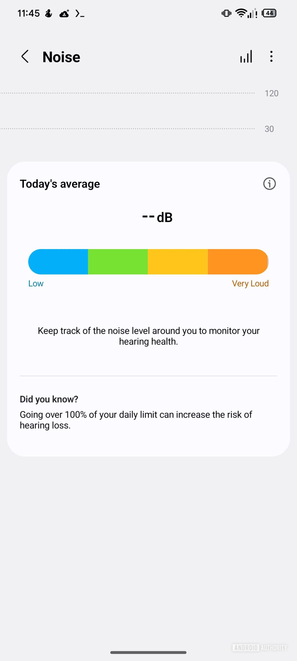 samsung health noise 2