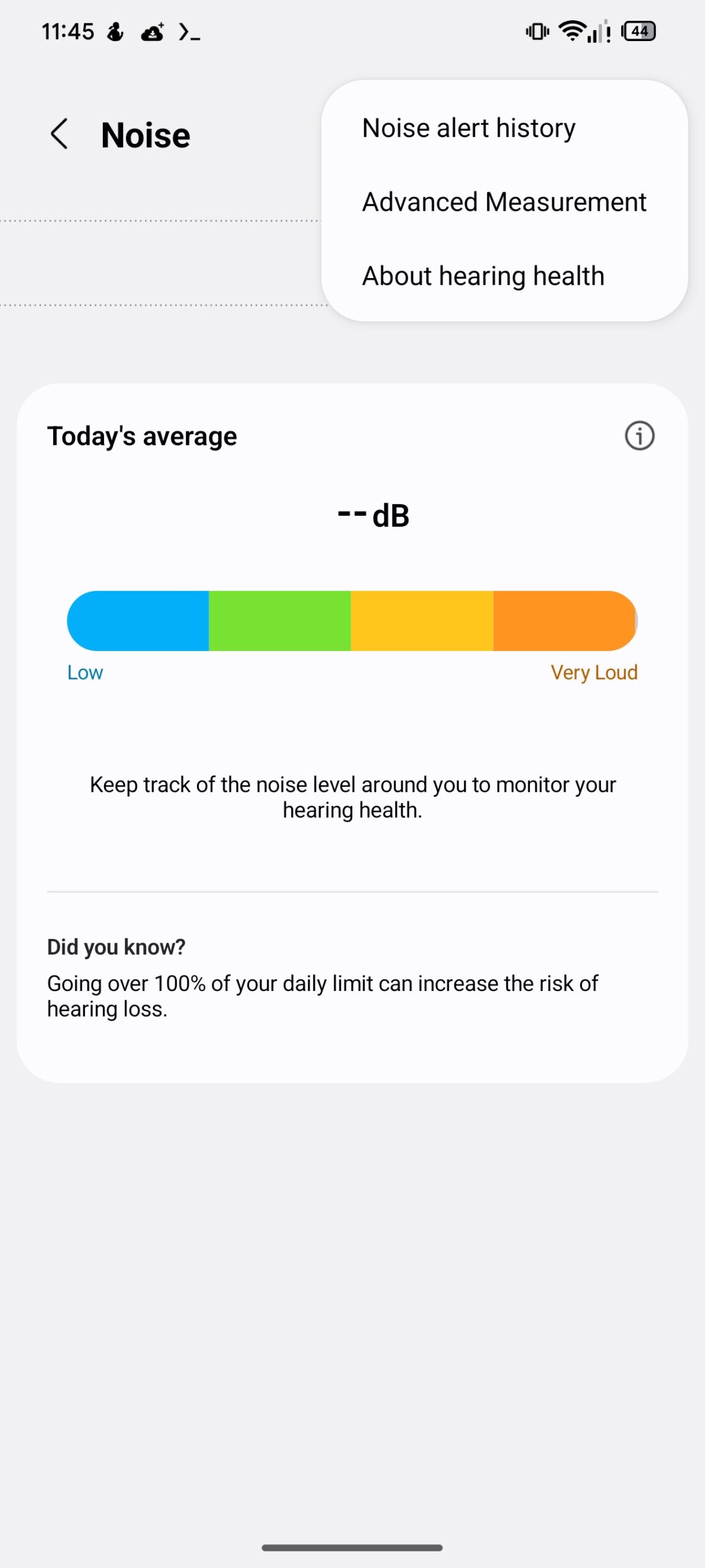 samsung health noise 3