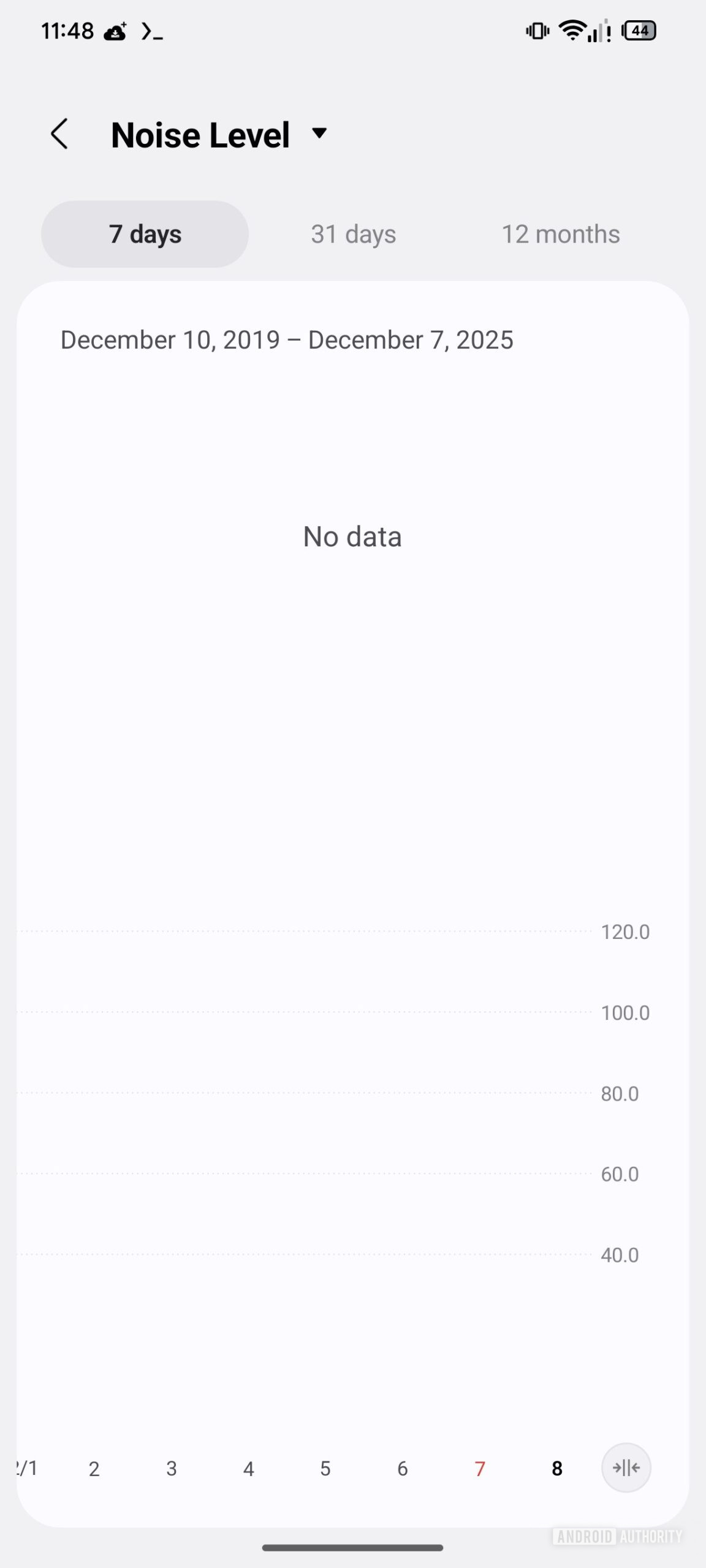 samsung health noise 7