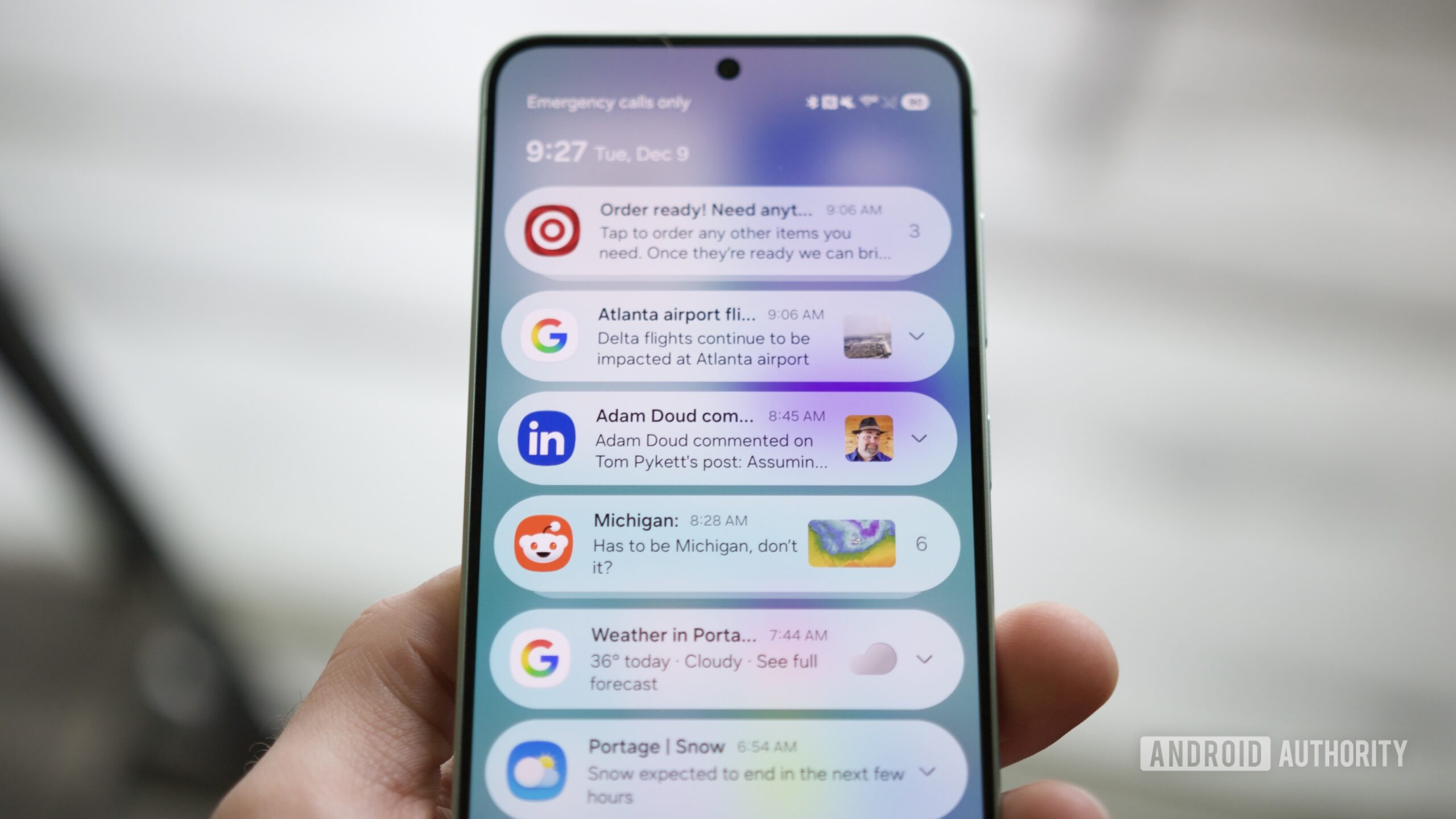 samsung one ui 8 5 notifications hero Notifications on a Samsung phone.