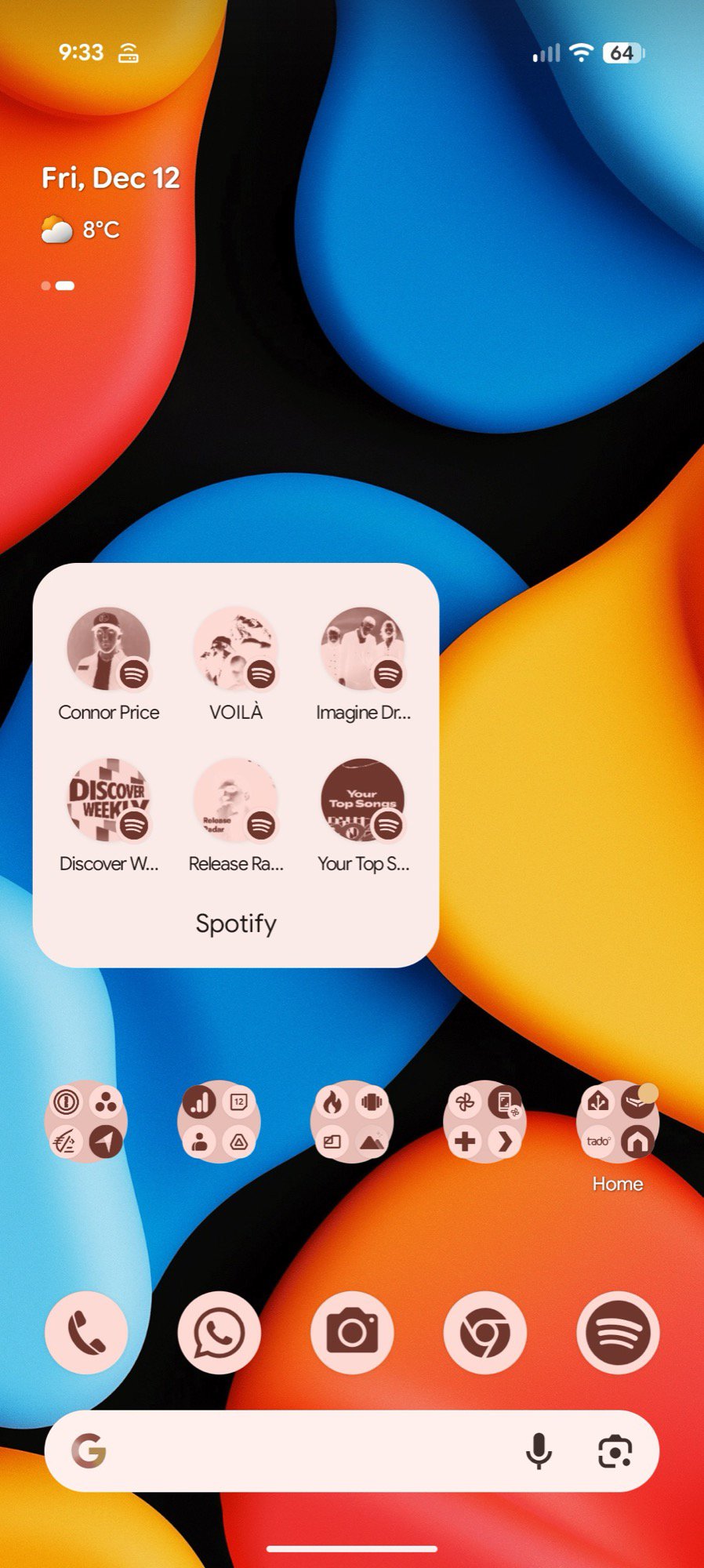 spotify app home screen shortcuts 2