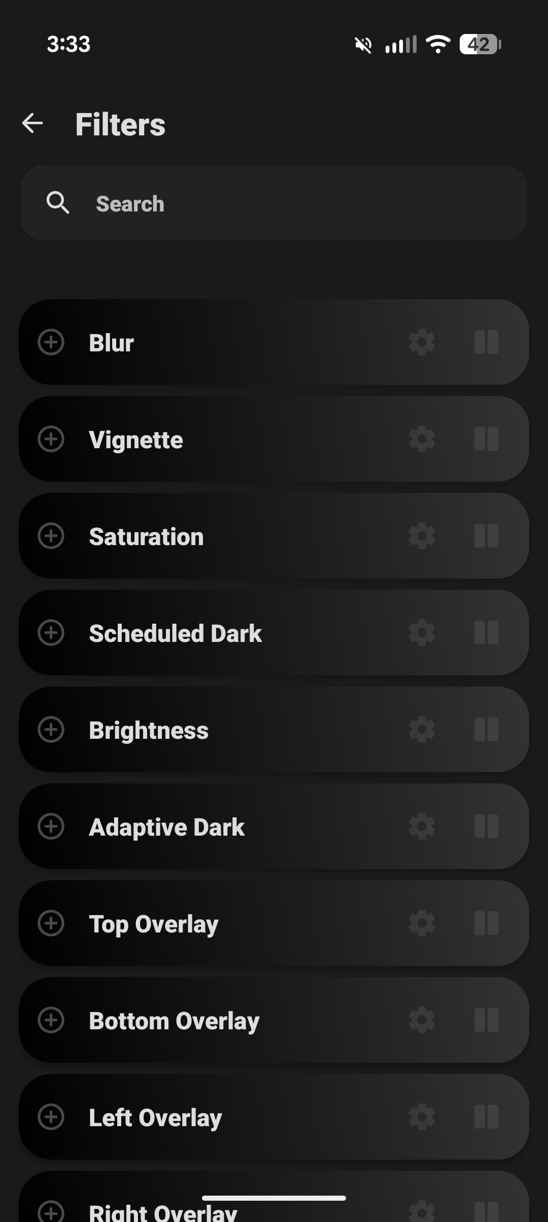 Screenshot of the Tapet wallpaper app.
