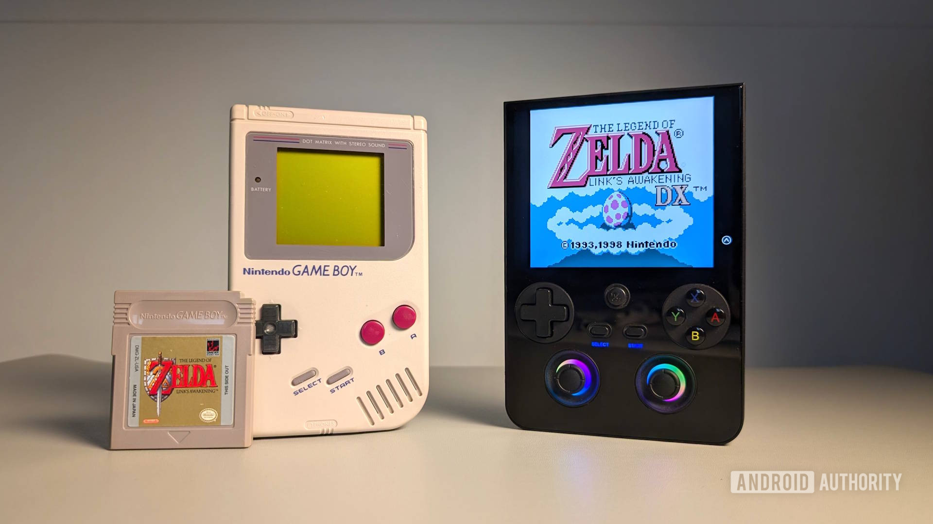ANBERNIC RG 477V vs Game Boy