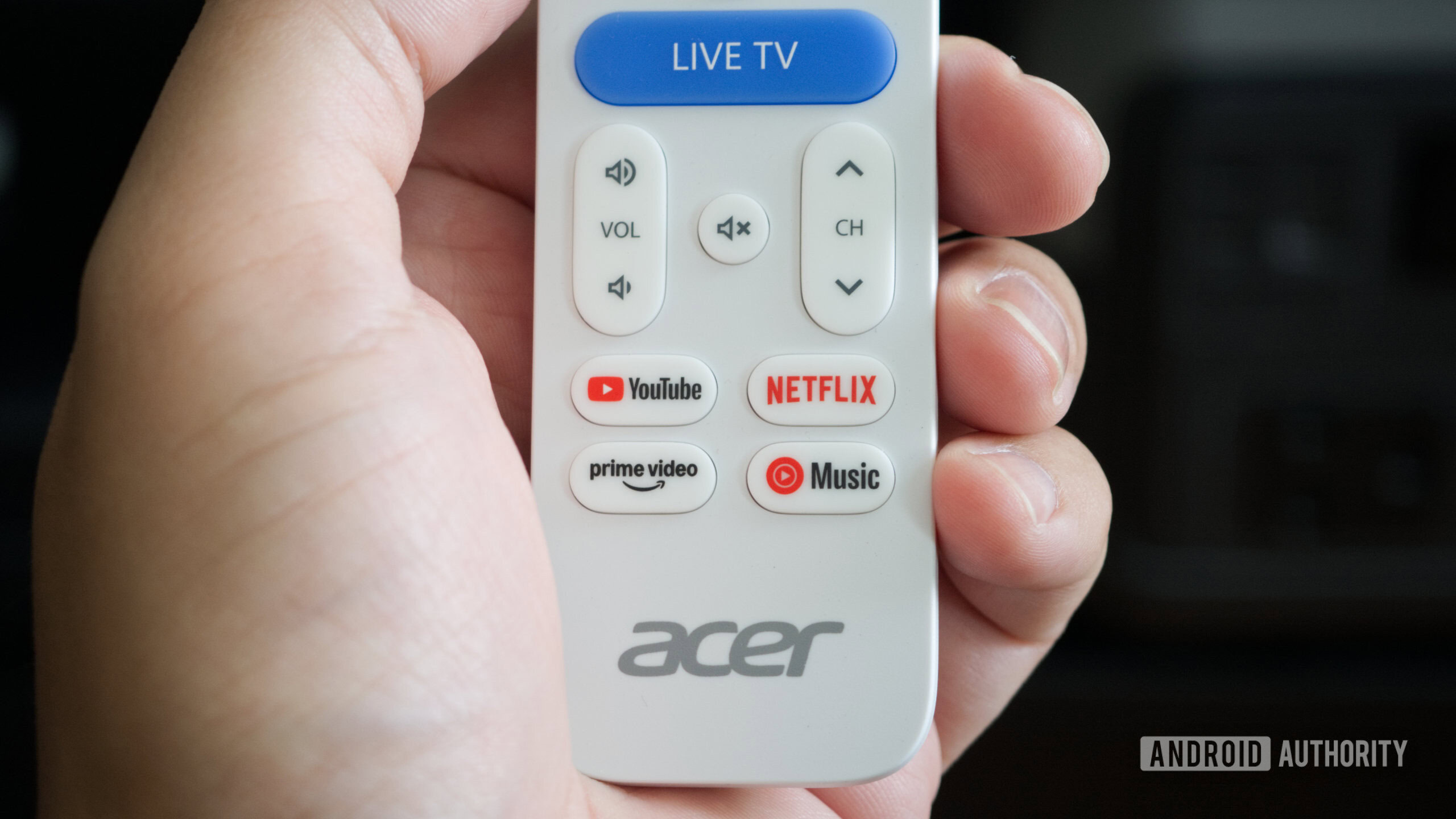 Acer 4K TV Box remote