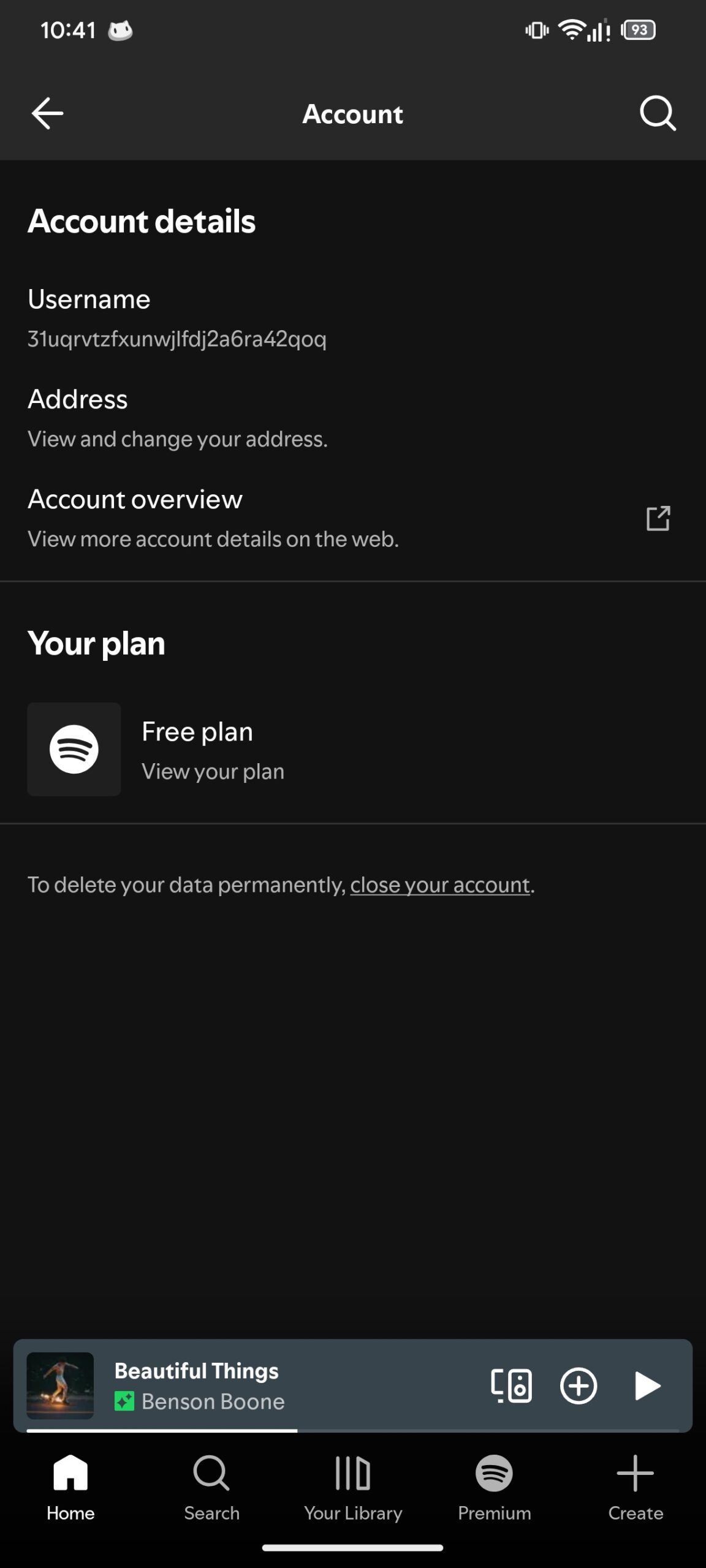 Existing Spotify user names