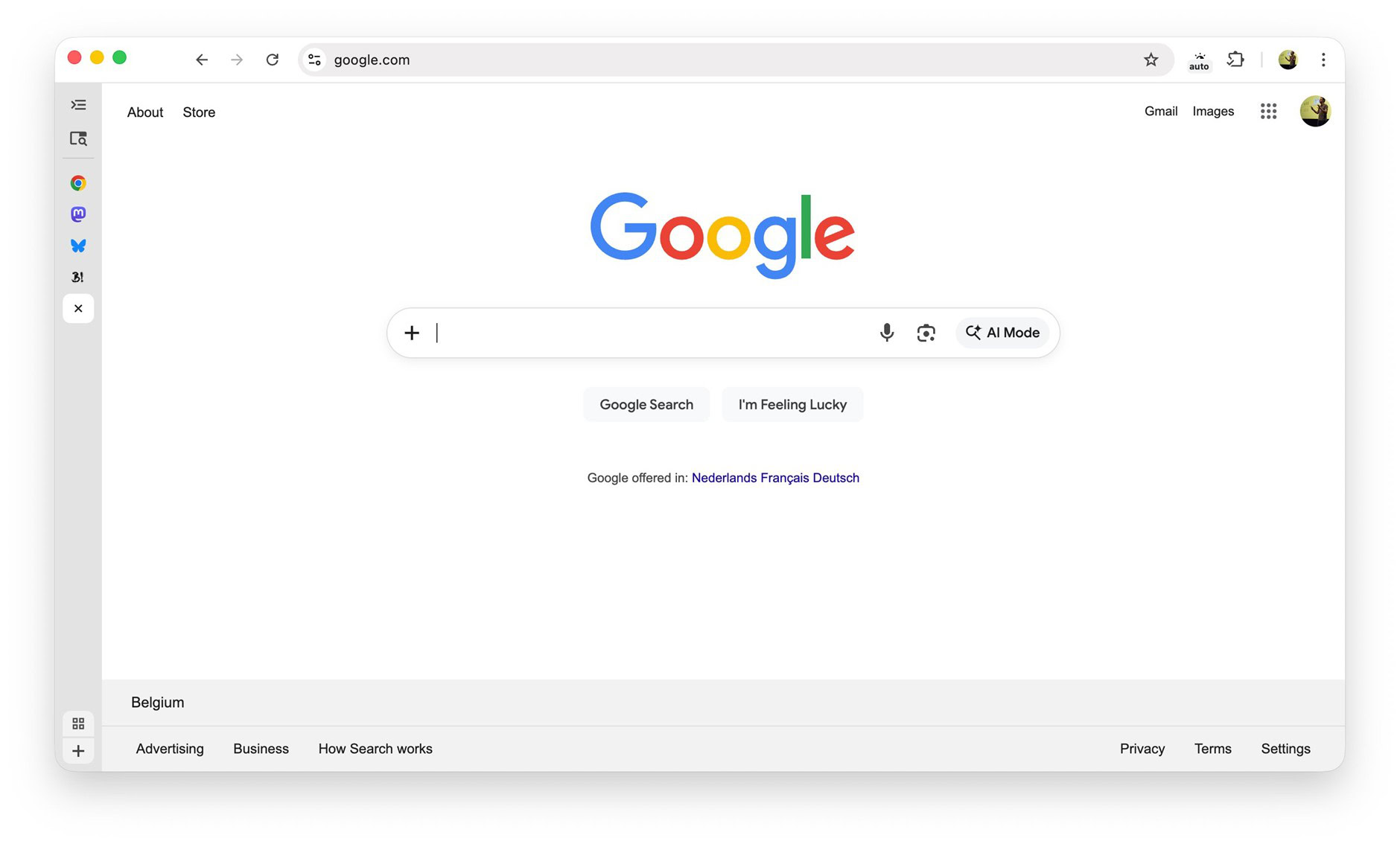 Google Chrome Beta Vertical Tabs 3