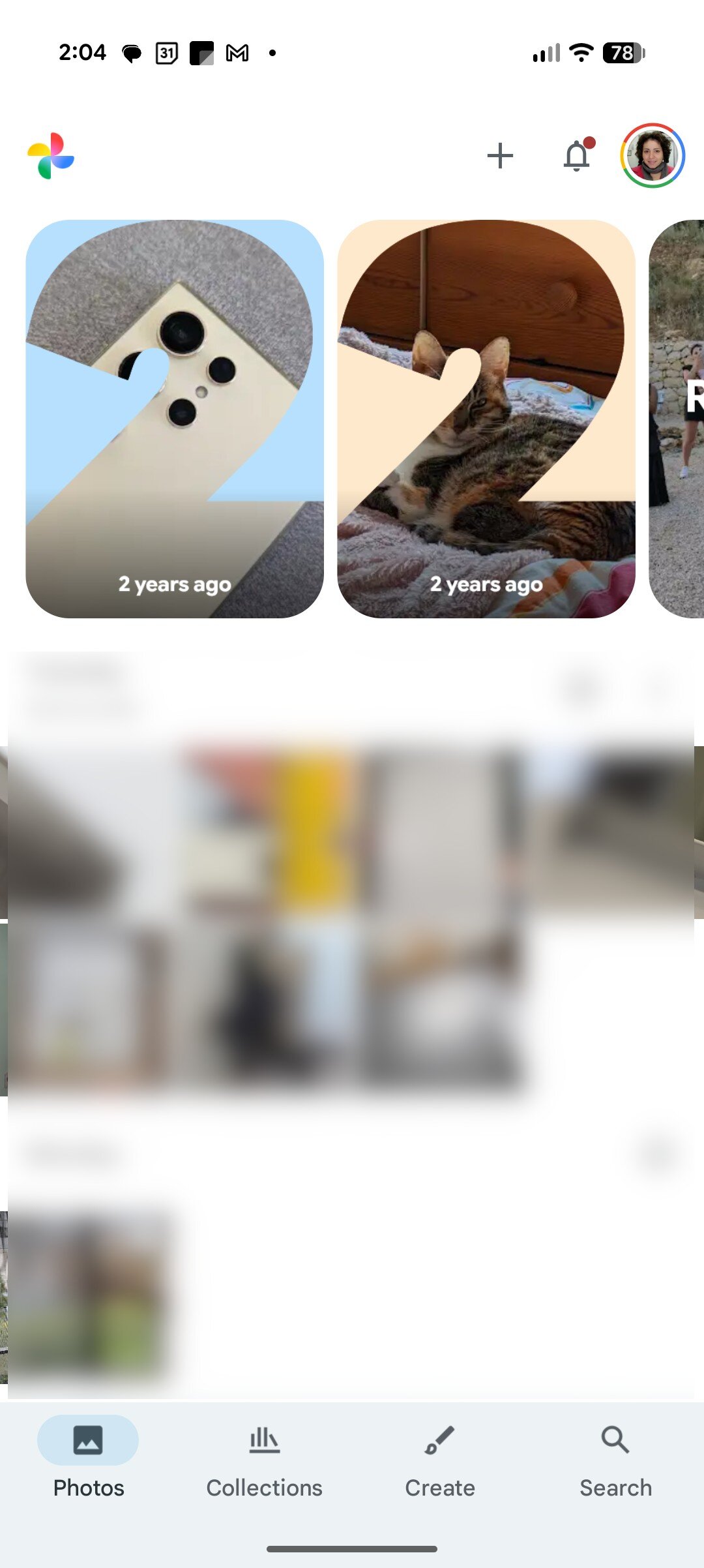 Google Photos Colorful Memories Carousel 1