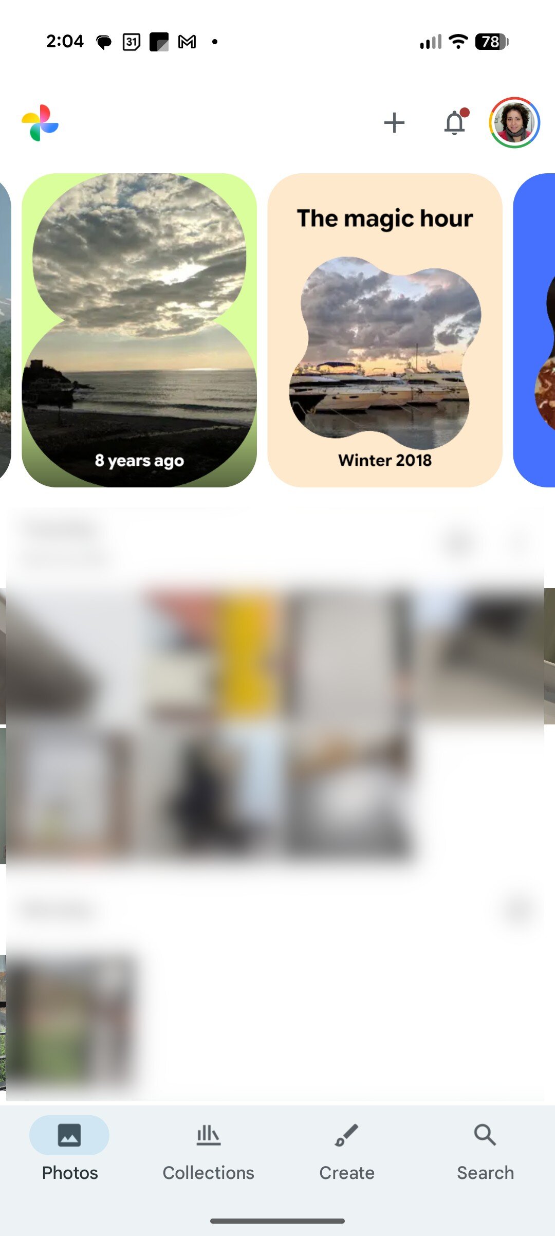 Google Photos Colorful Memories Carousel 2