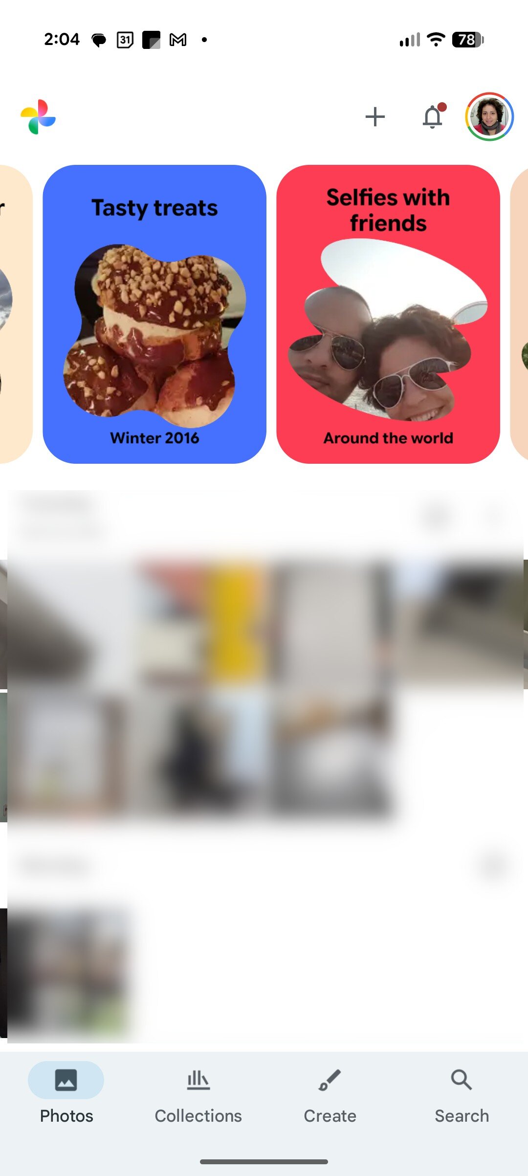 Google Photos Colorful Memories Carousel 3