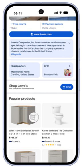 Google business agents chat starter