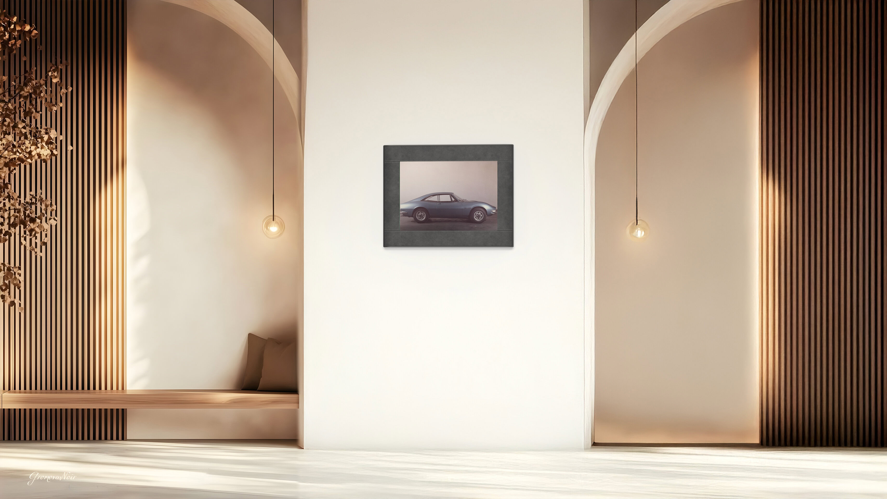 InkPoster Duna A1 An InkPoster Duna displays an image of a luxury car.