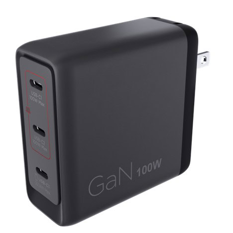 Lenovo Multi port USB C 100W GaN Charger Eclipse