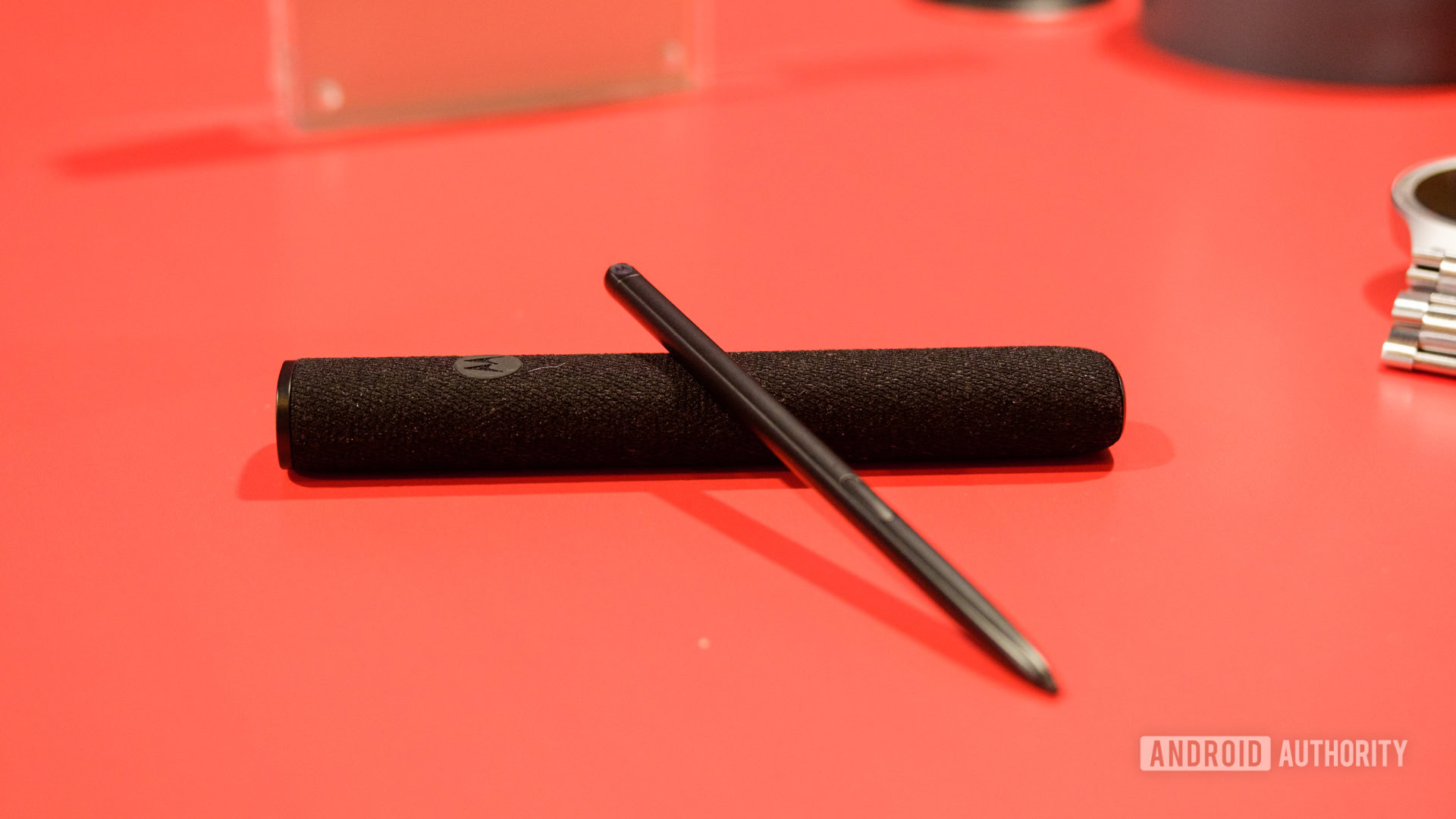 Motorola Moto Pen on holder Motorola Moto Pen on holder