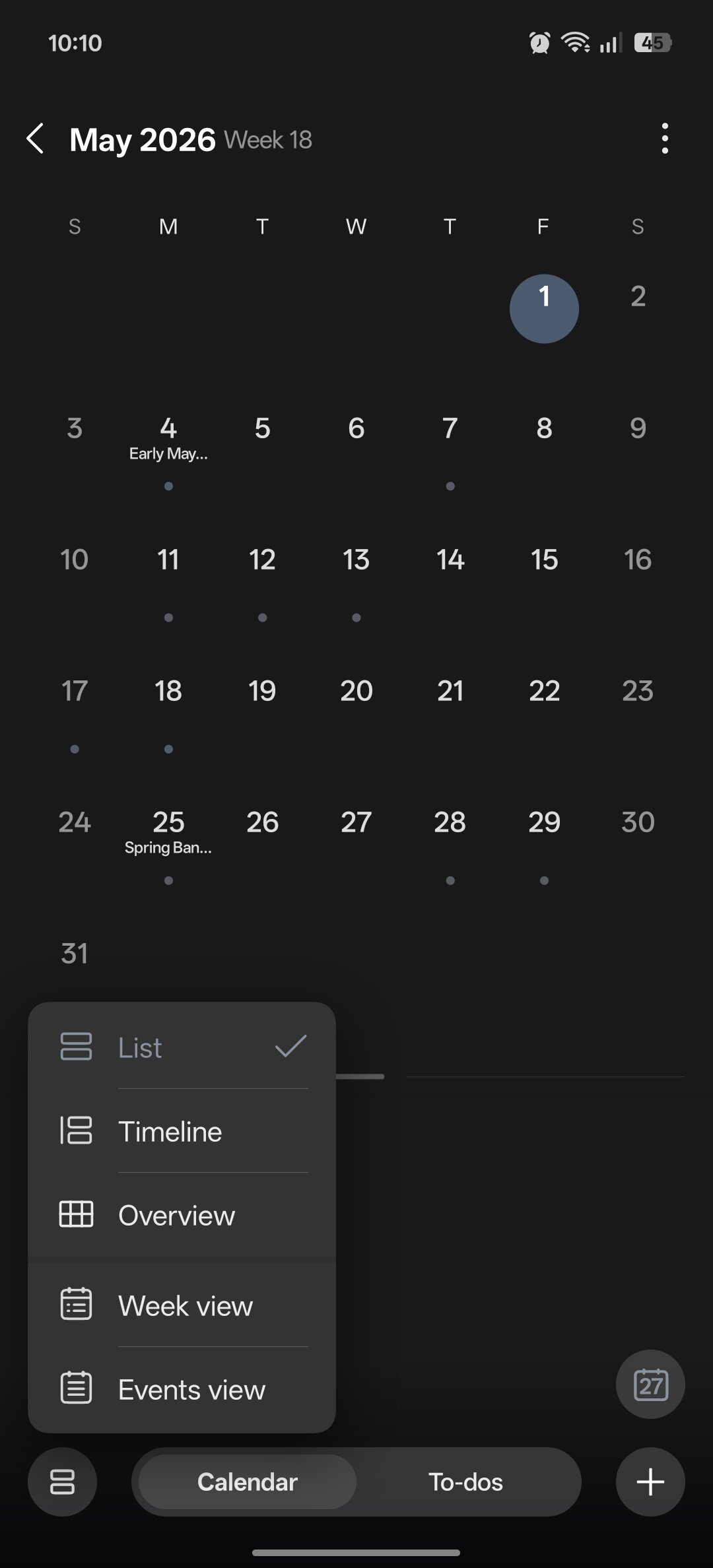 OPPO Calendar App
