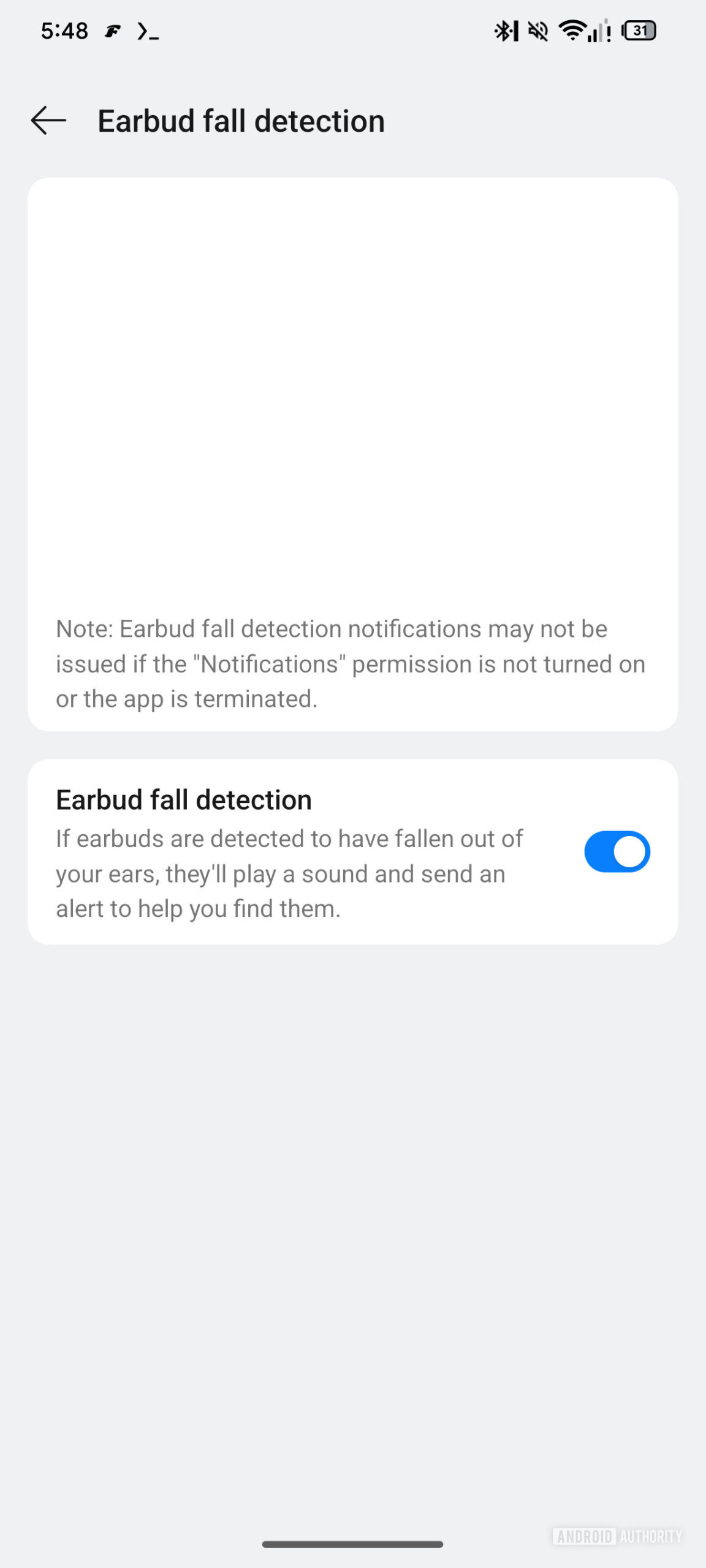 OnePlus earbud fall detection OnePlus earbud fall detection