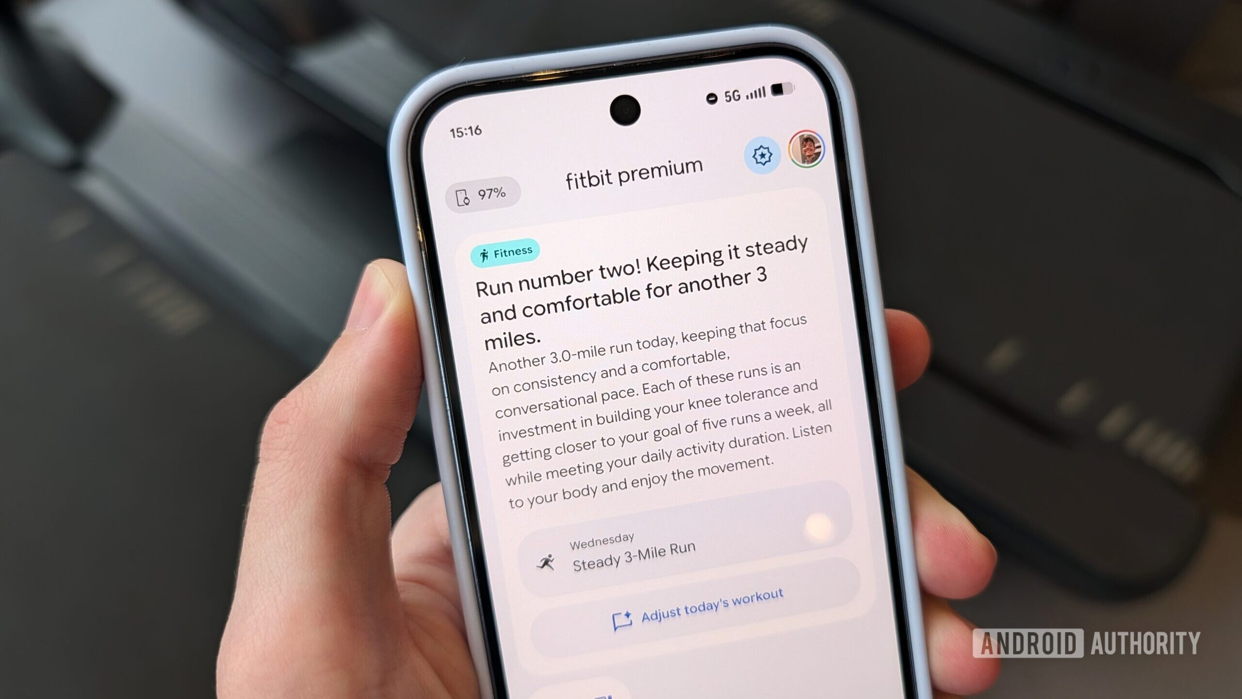 Coach example in Fitbit's re-designed app (January 2026)