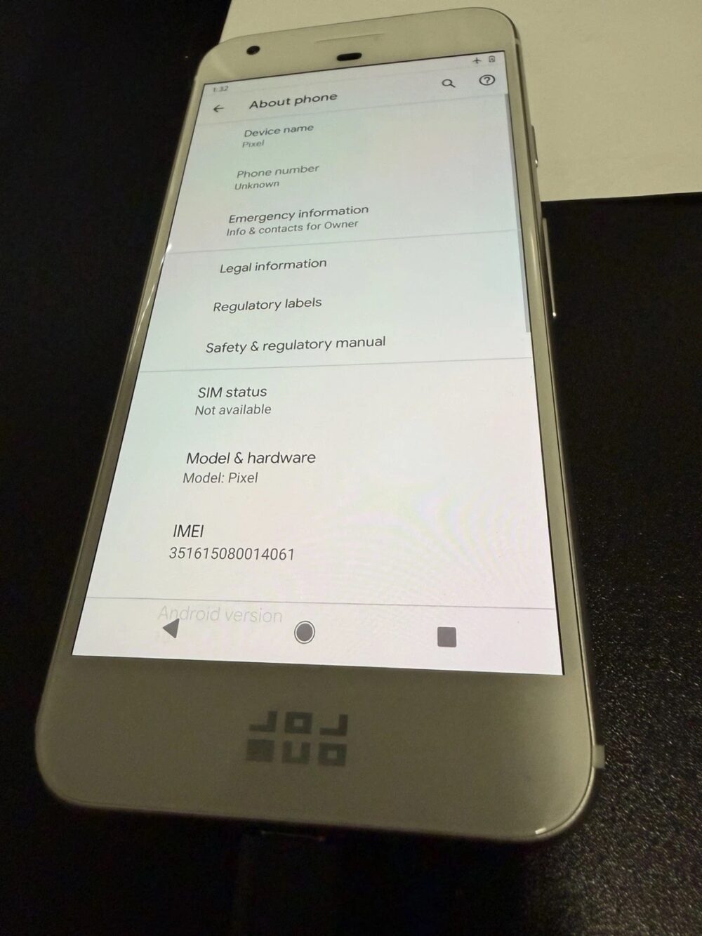A rare Google Pixel prototype just popped up on eBay for $105
