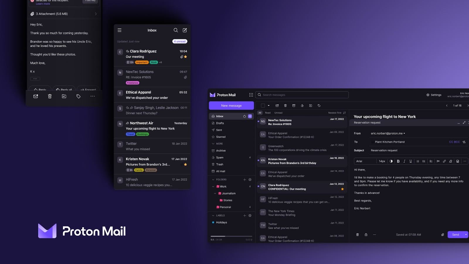 Proton Mail screenshot