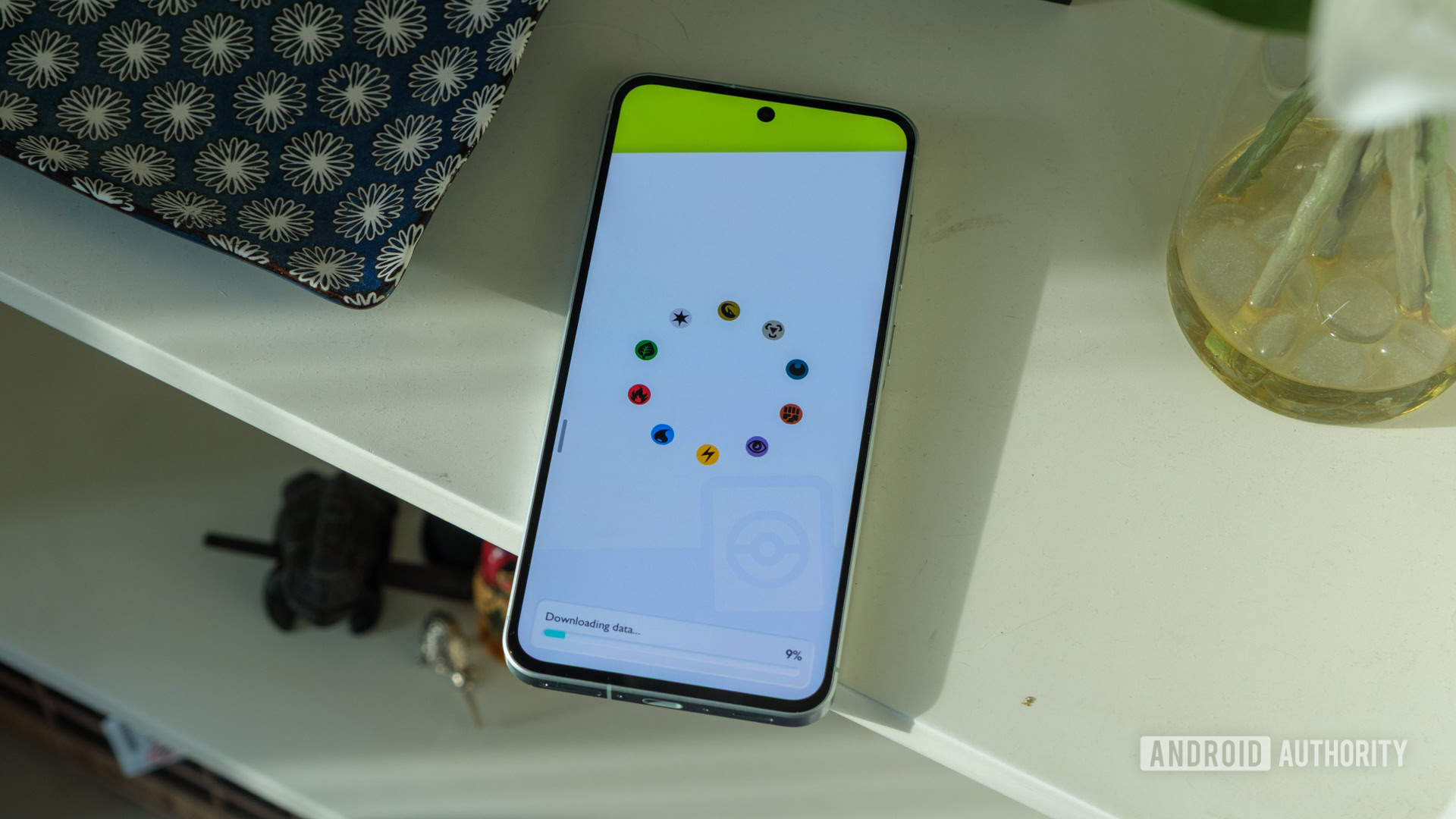 Samsung Galaxy A56 lying flat