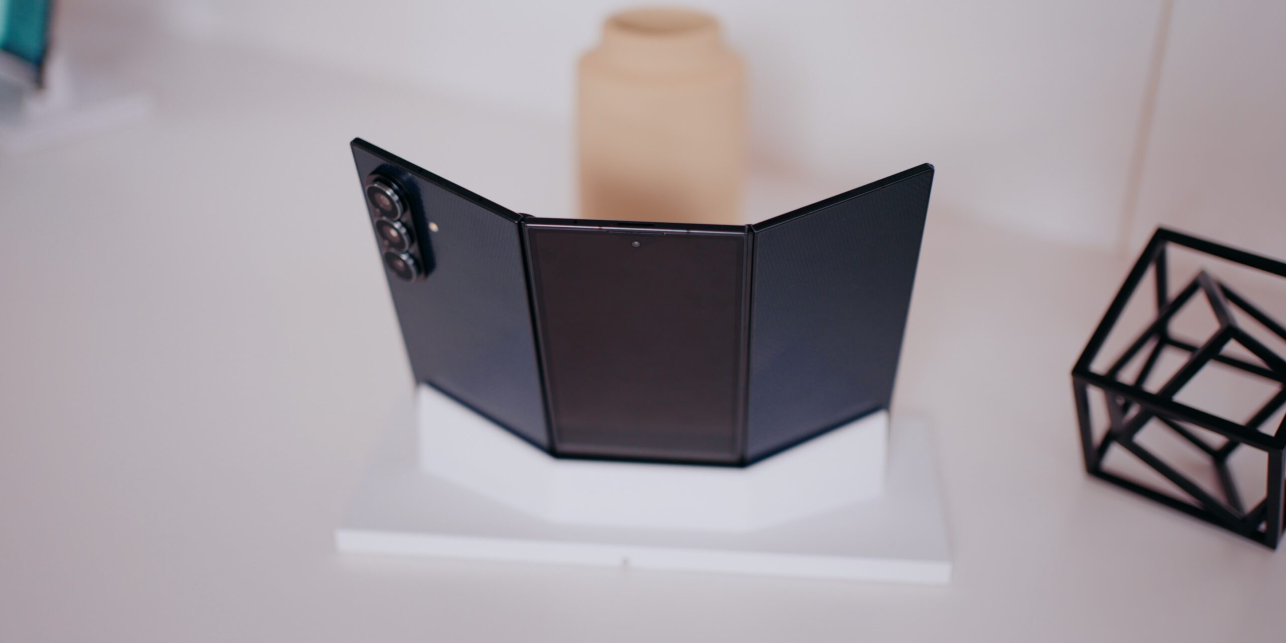 Samsung Galaxy Z TriFold Rear Unfolded