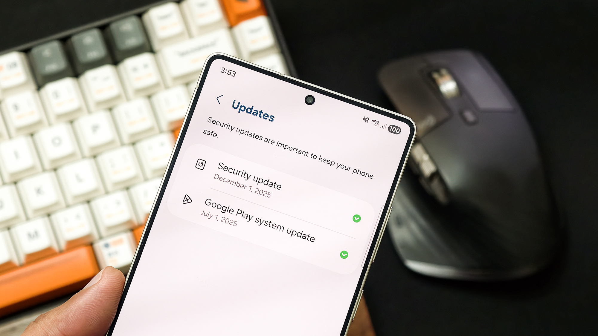 Samsung Google Play system update