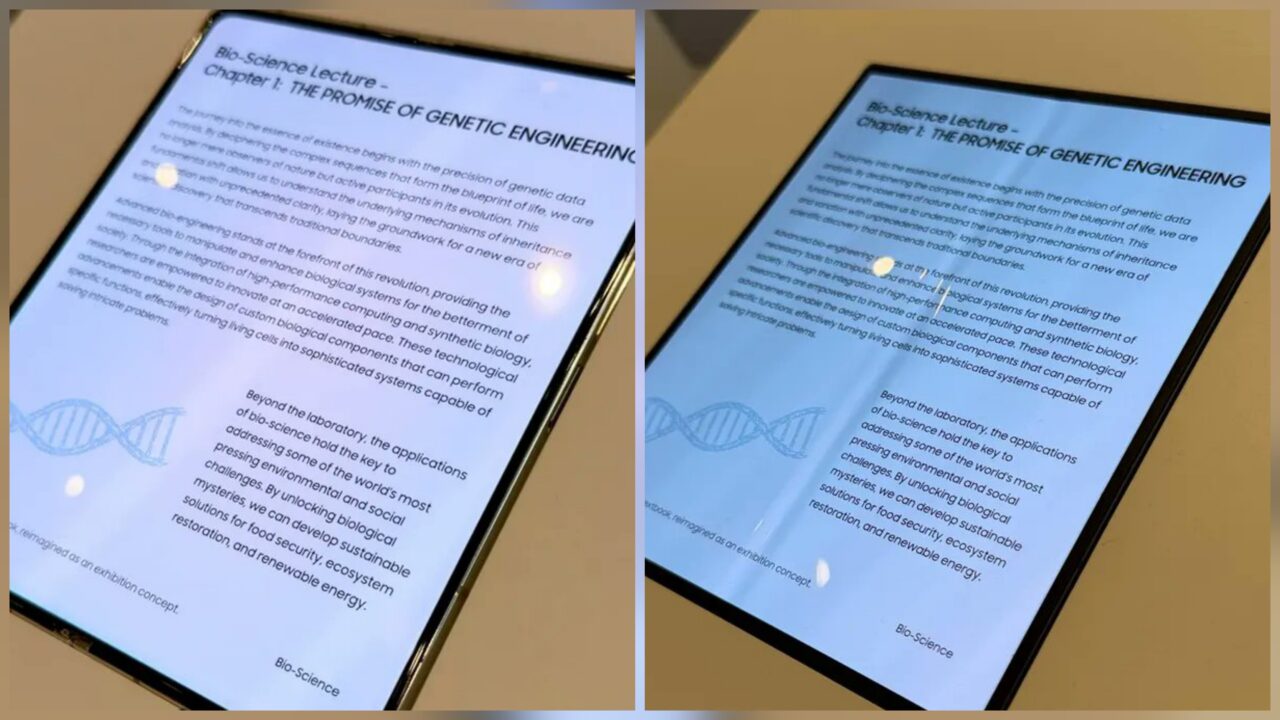 Samsung’s new foldable display makes the crease disappear