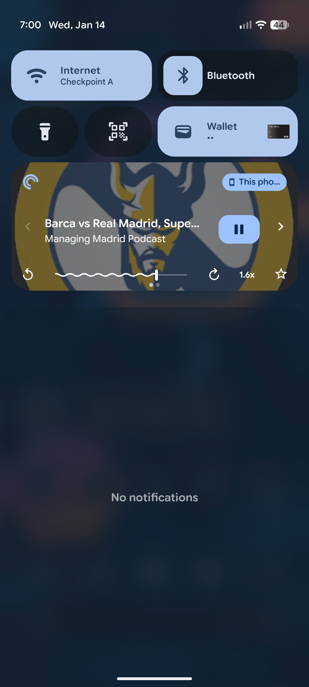 android 16 playback notification pocket casts