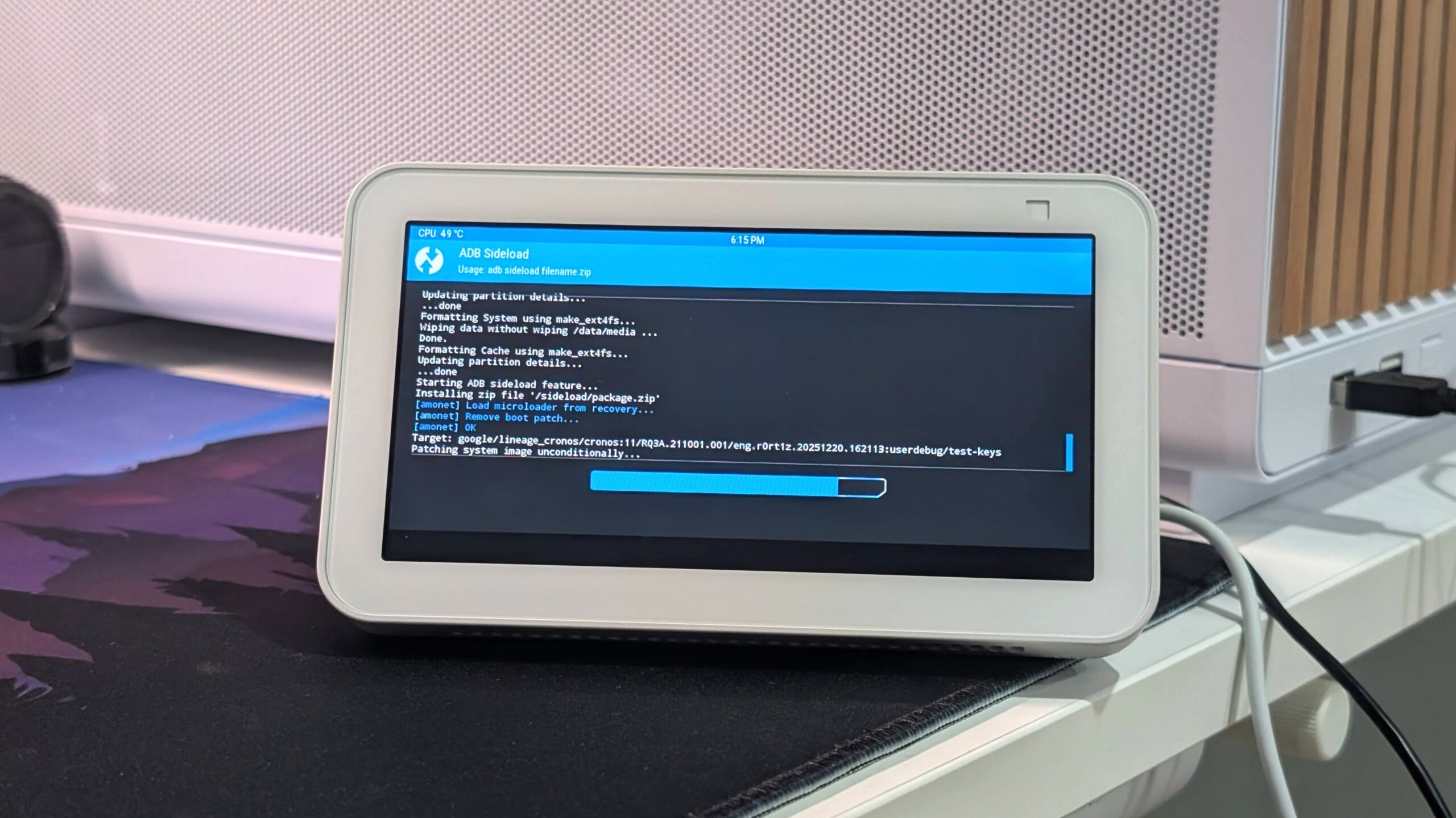 echo show 5 twrp recovery