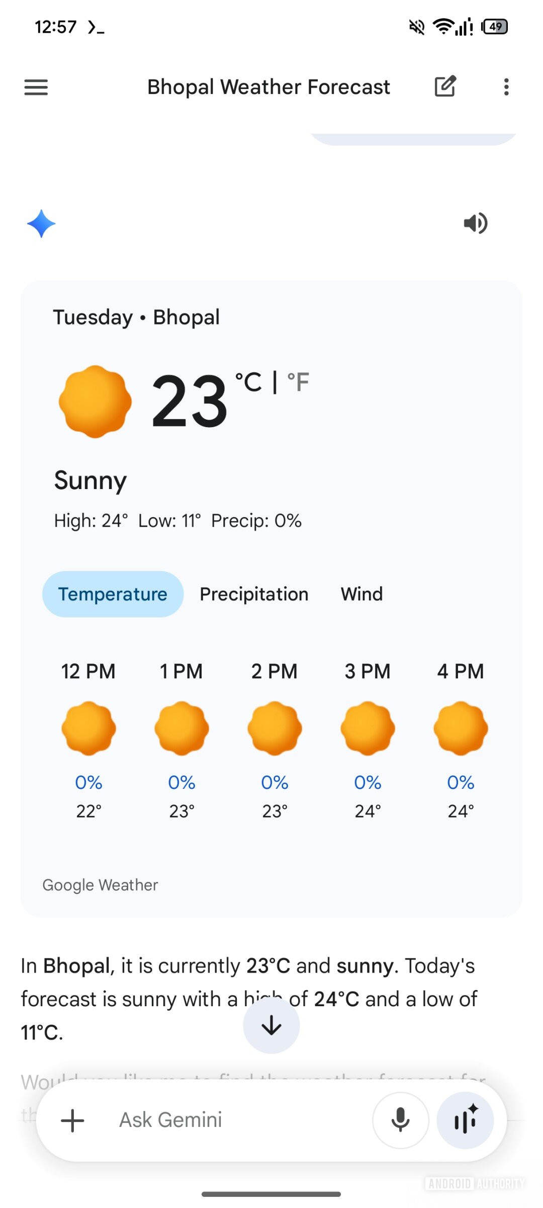gemini weather card 2