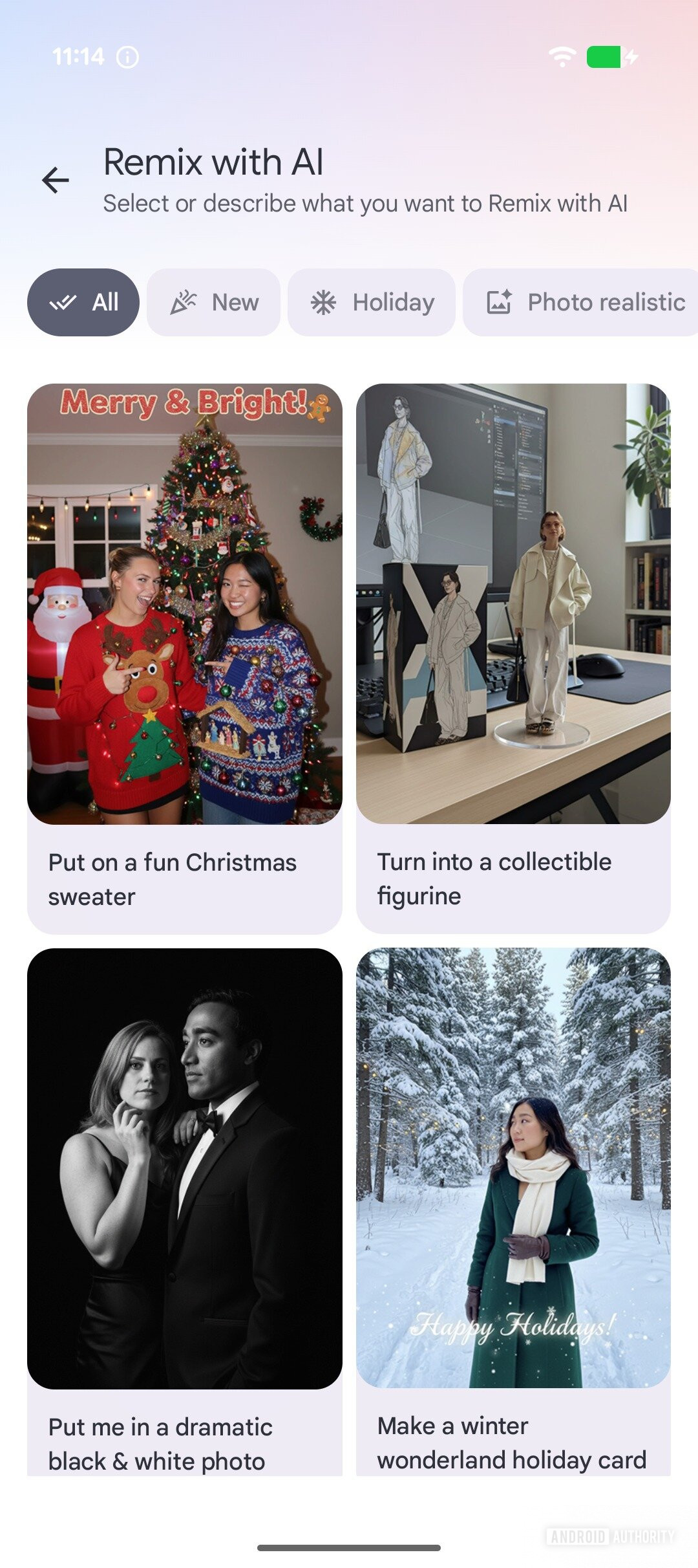 google photos remix categories