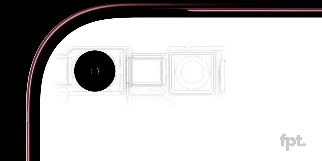iPhone 18 Pro Repositioned front camera and under display FaceID leak