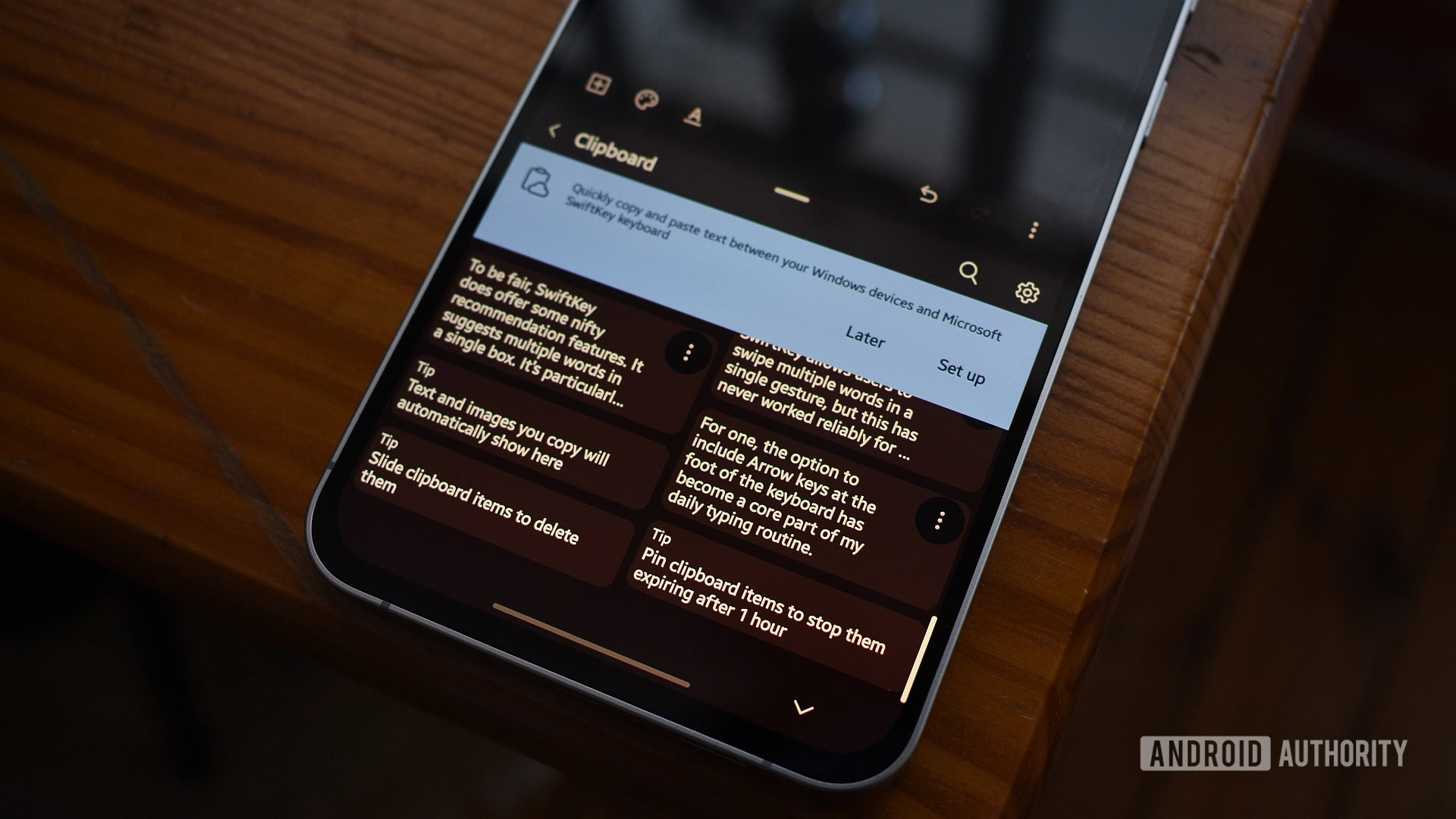 microsoft swiftkey clipboard 1