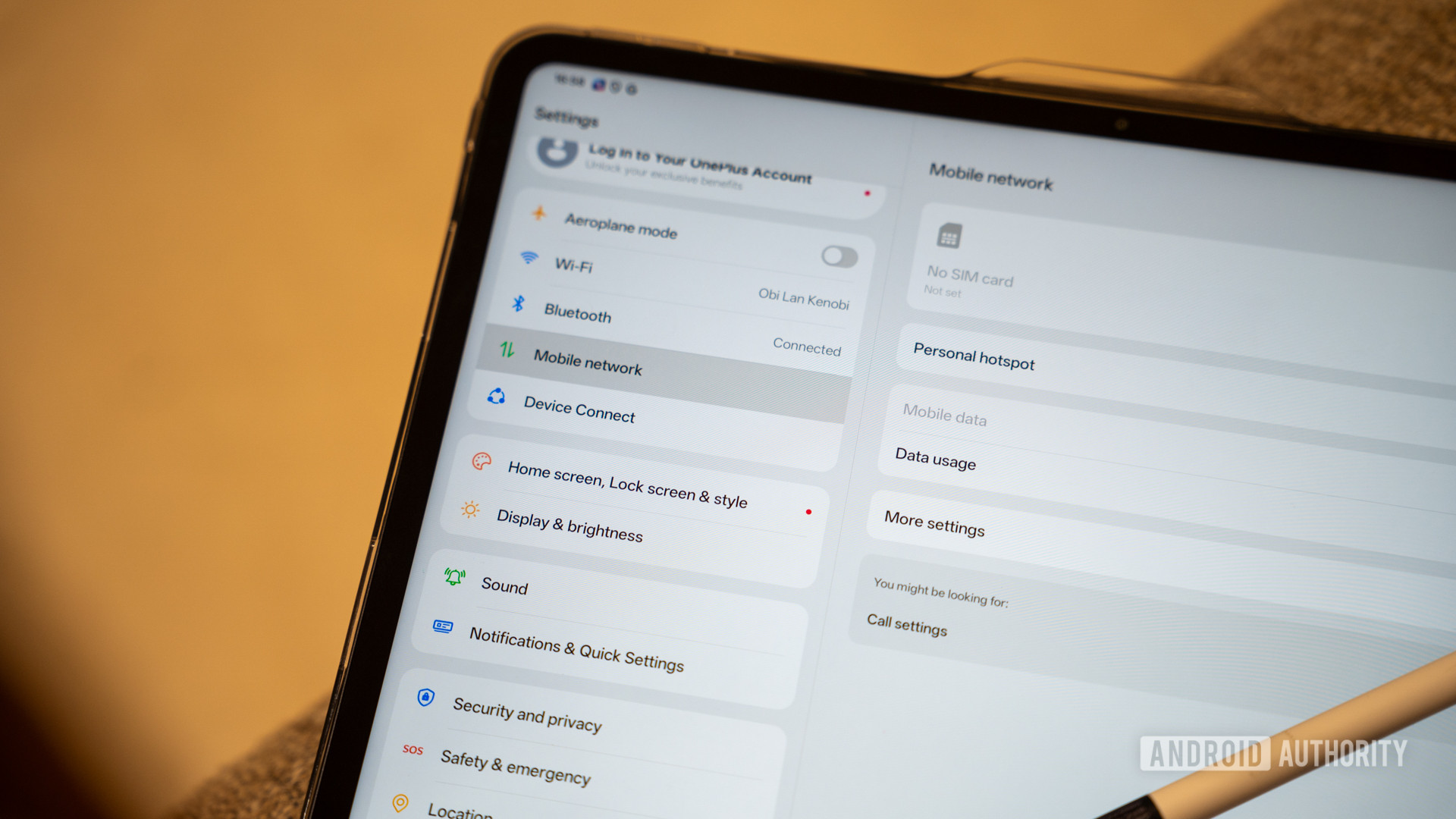 oneplus pad 5G support