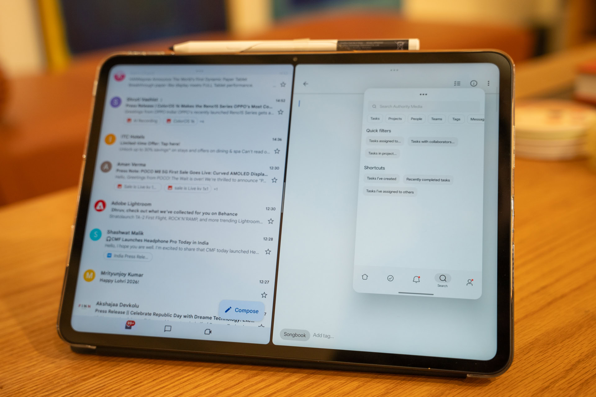 oneplus pad multitasking