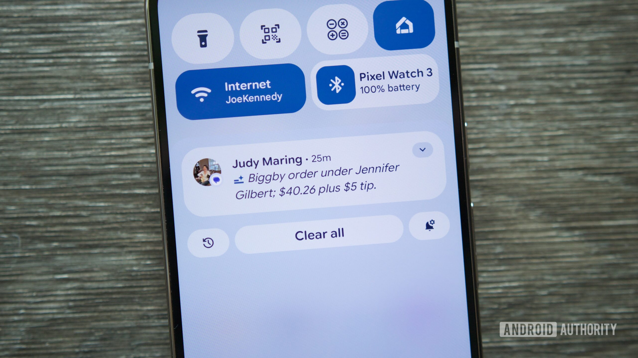AI Notification Summaries on a Pixel phone.