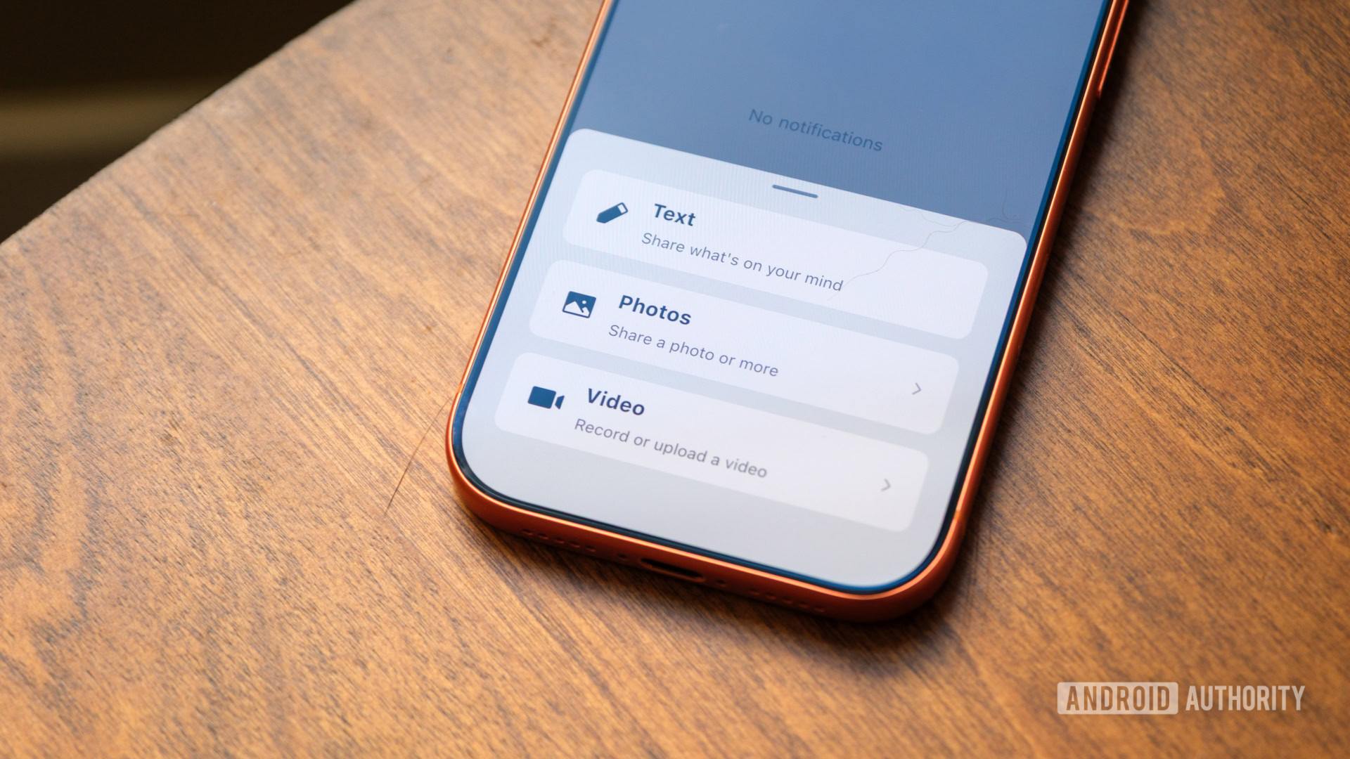 upscrolled content upload menu