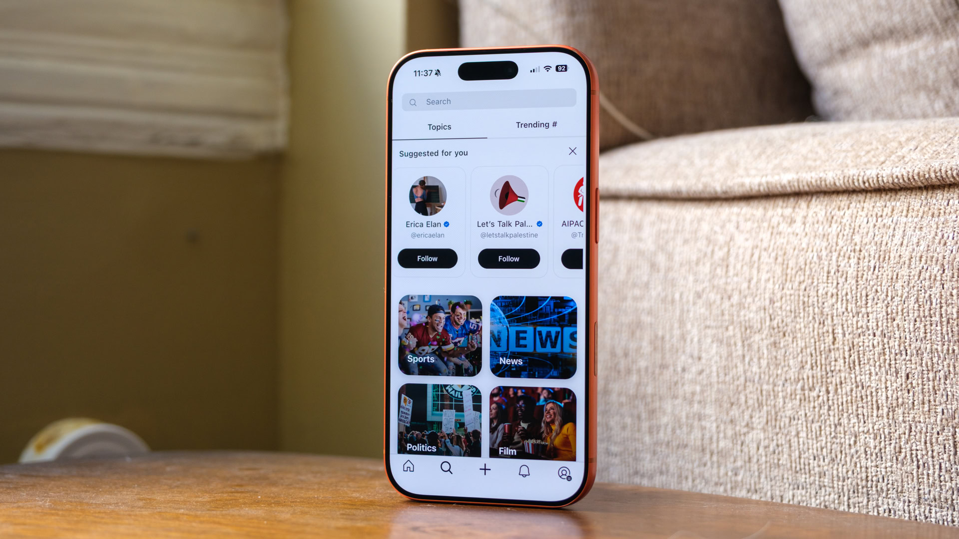 upscrolled discover tab