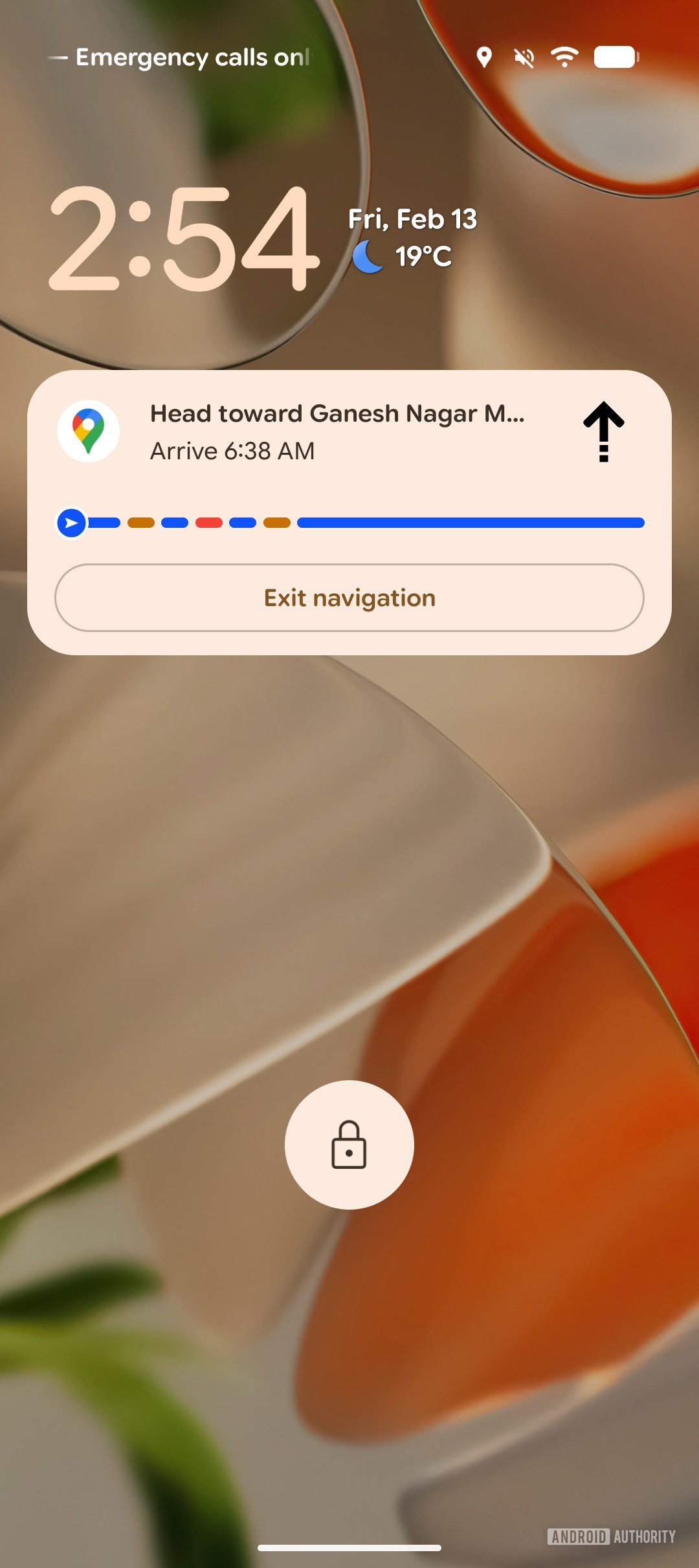 Android Canary Google Maps Live Updates Lock Screen