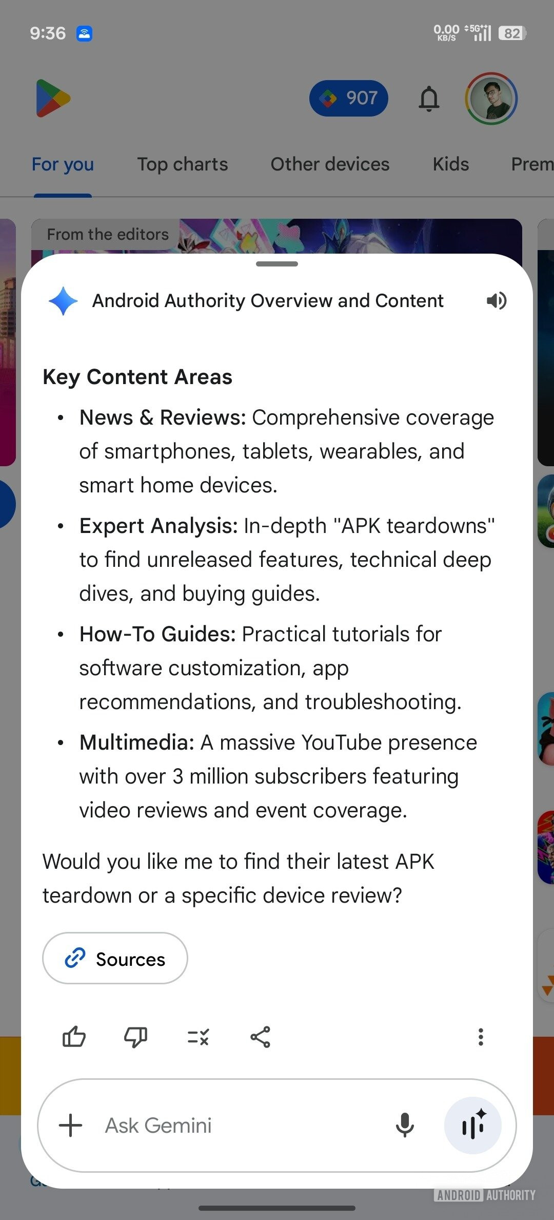 Gemini Android current floating overlay 2