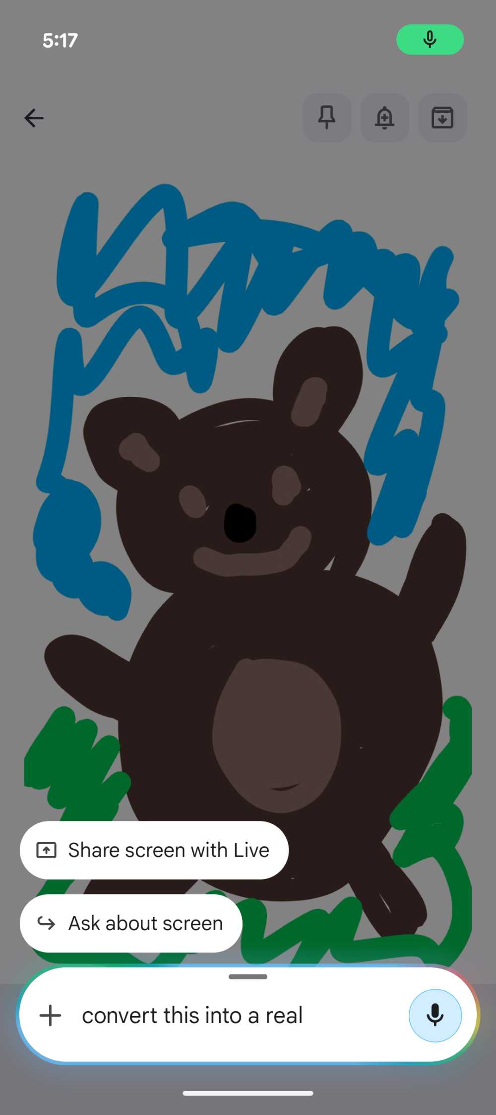 Gemini Nano Banana converting sketch into image 2