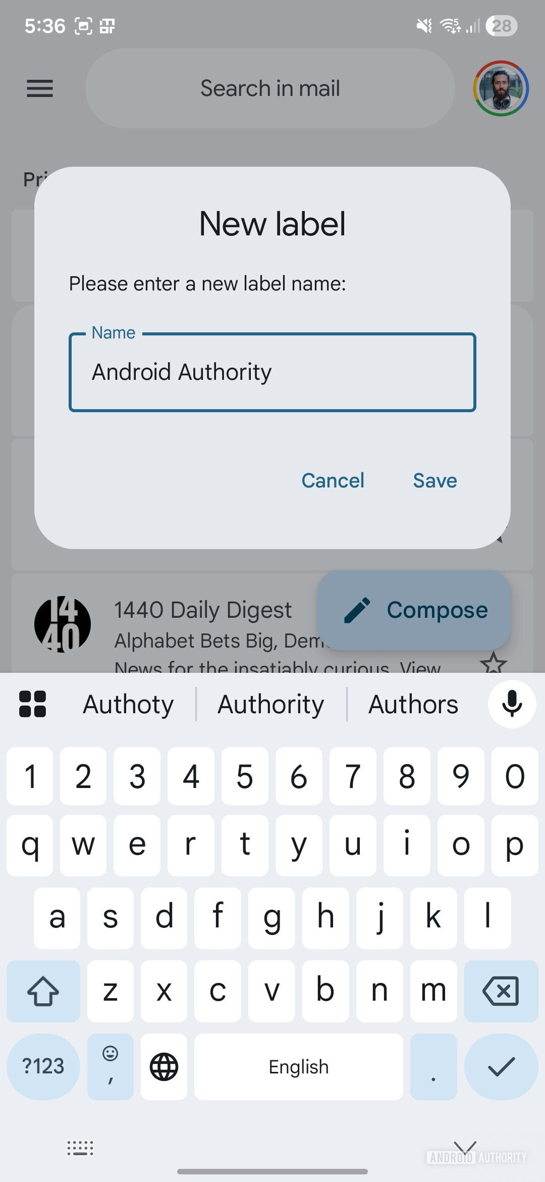 Gmail Android labels Screenshot 20260210 173640 Gmail